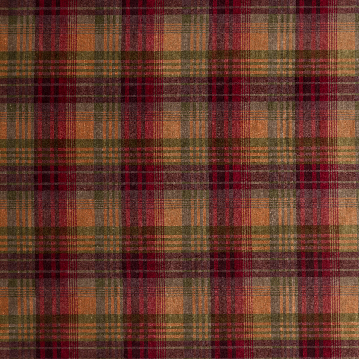 Velvet Ancient Tartan-Plum