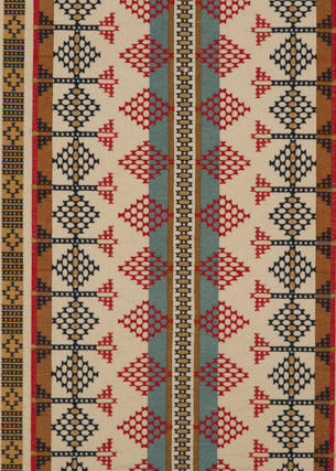 Saddle Blanket-Indigo/Red
