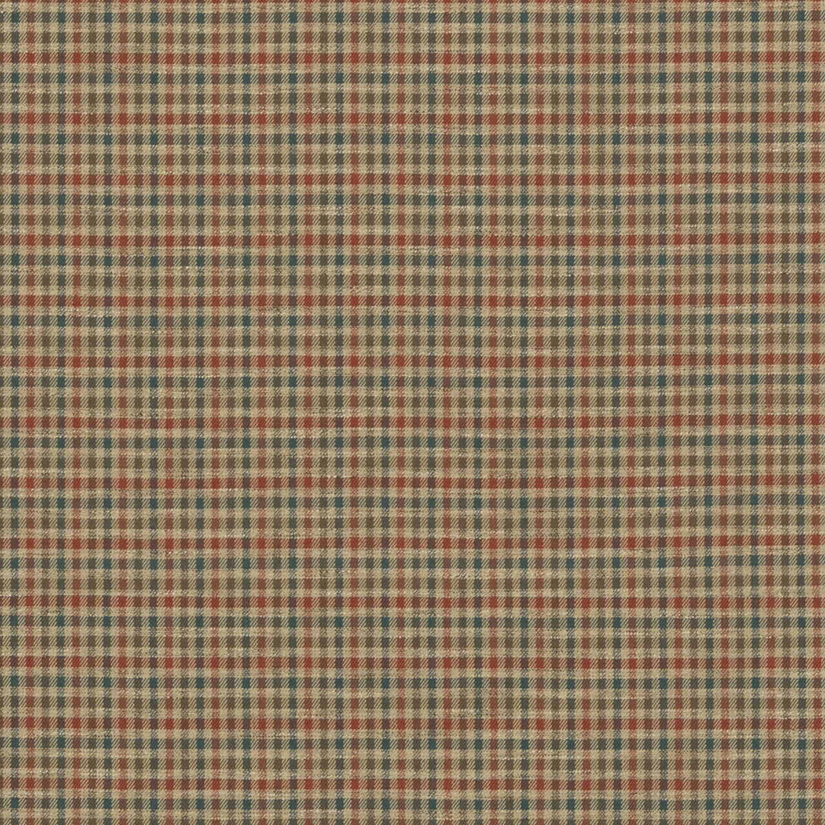 Babington Check-Teal/Spice
