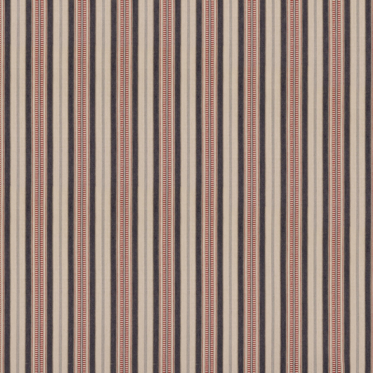 Shelter Stripe-Indigo/Red