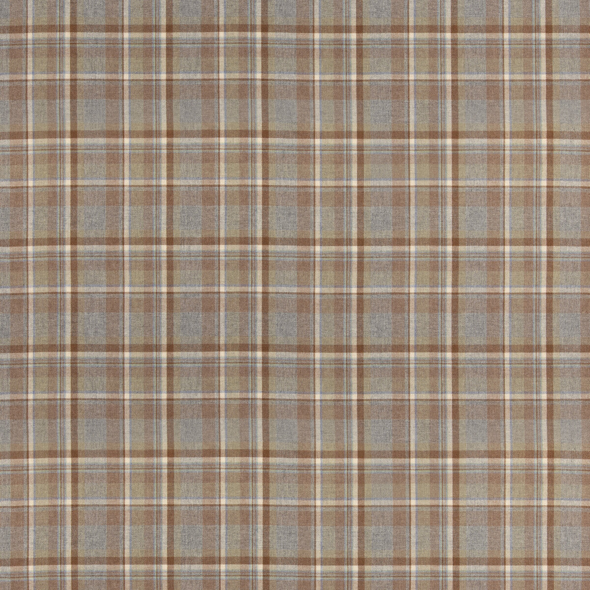 Lindisfarne Plaid-Fawn/Aqua