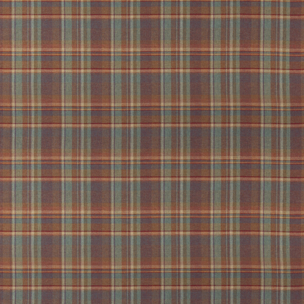 Lindisfarne Plaid-Red/Teal