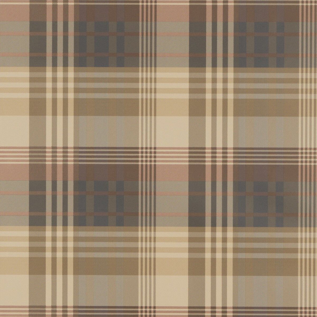 Mulberry Ancient Tartan-Red/Charcoal