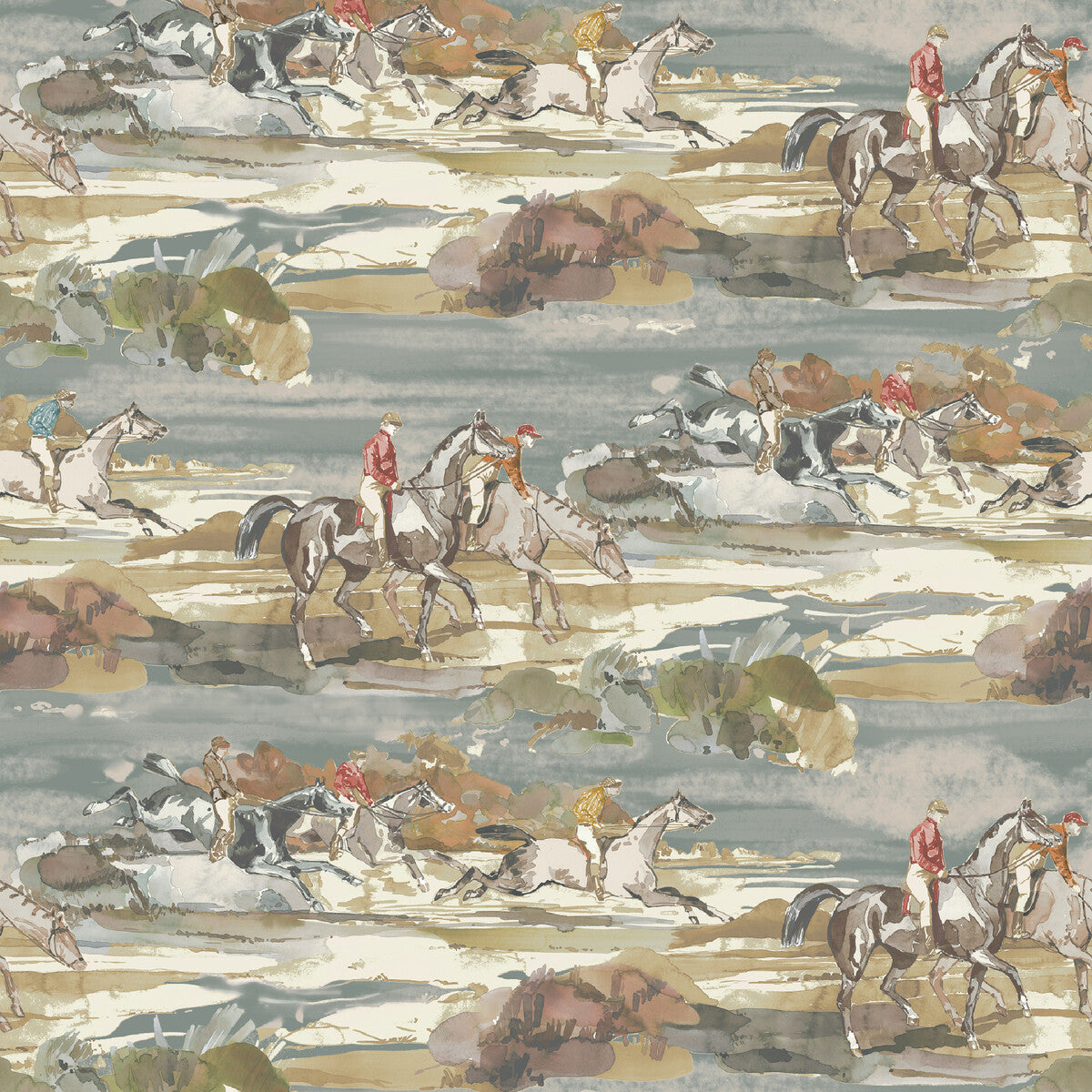 Morning Gallop-Blue/Sand