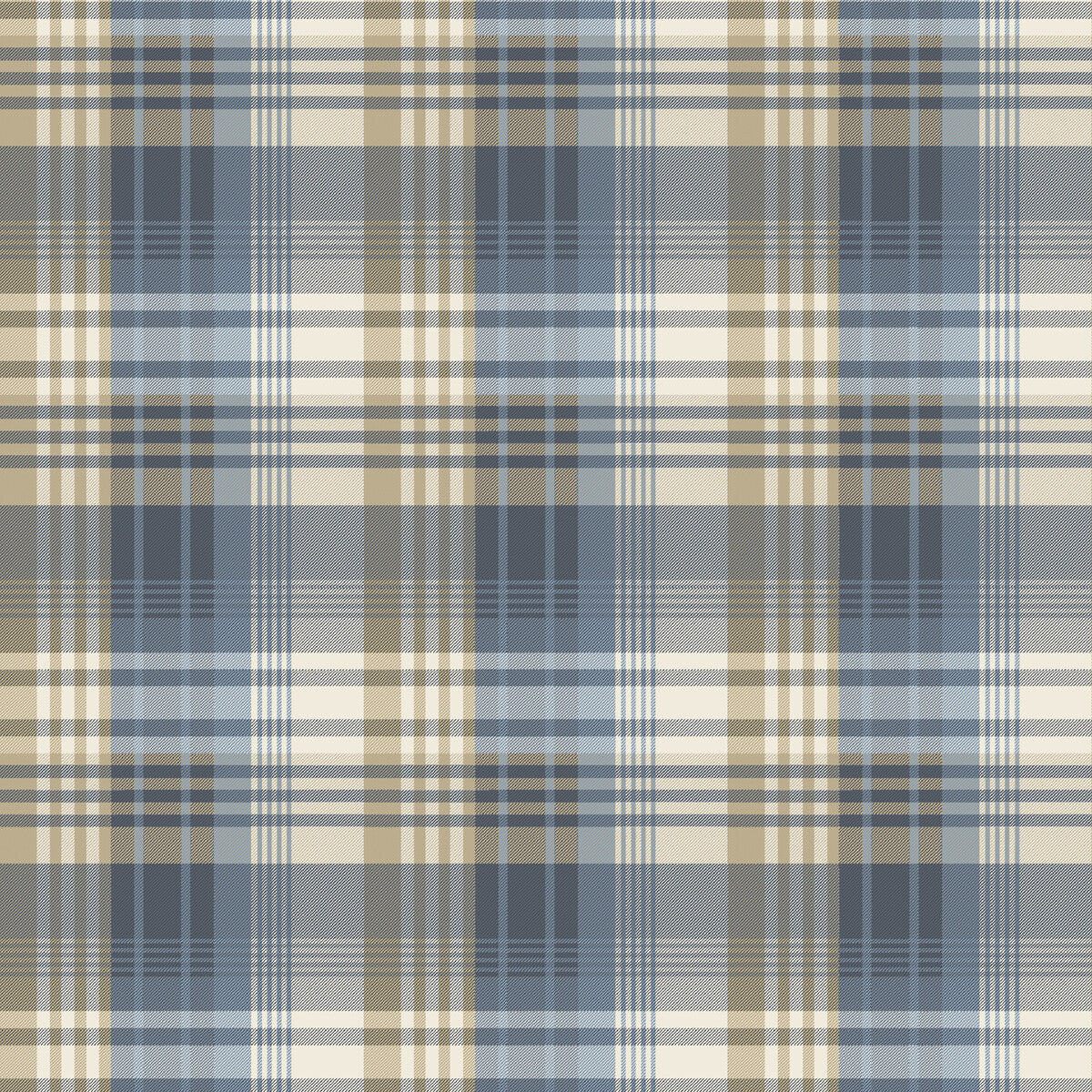 Mulberry Ancient Tartan-Indigo