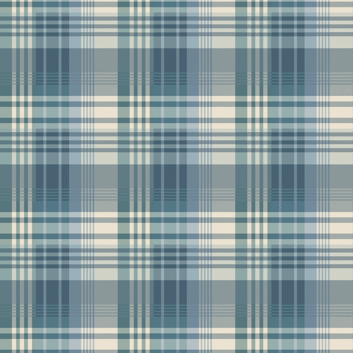 Mulberry Ancient Tartan-Teal