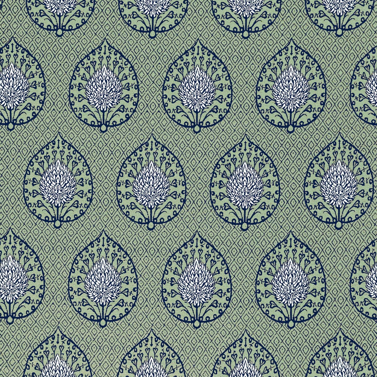 Palmeta-Fondo Verde