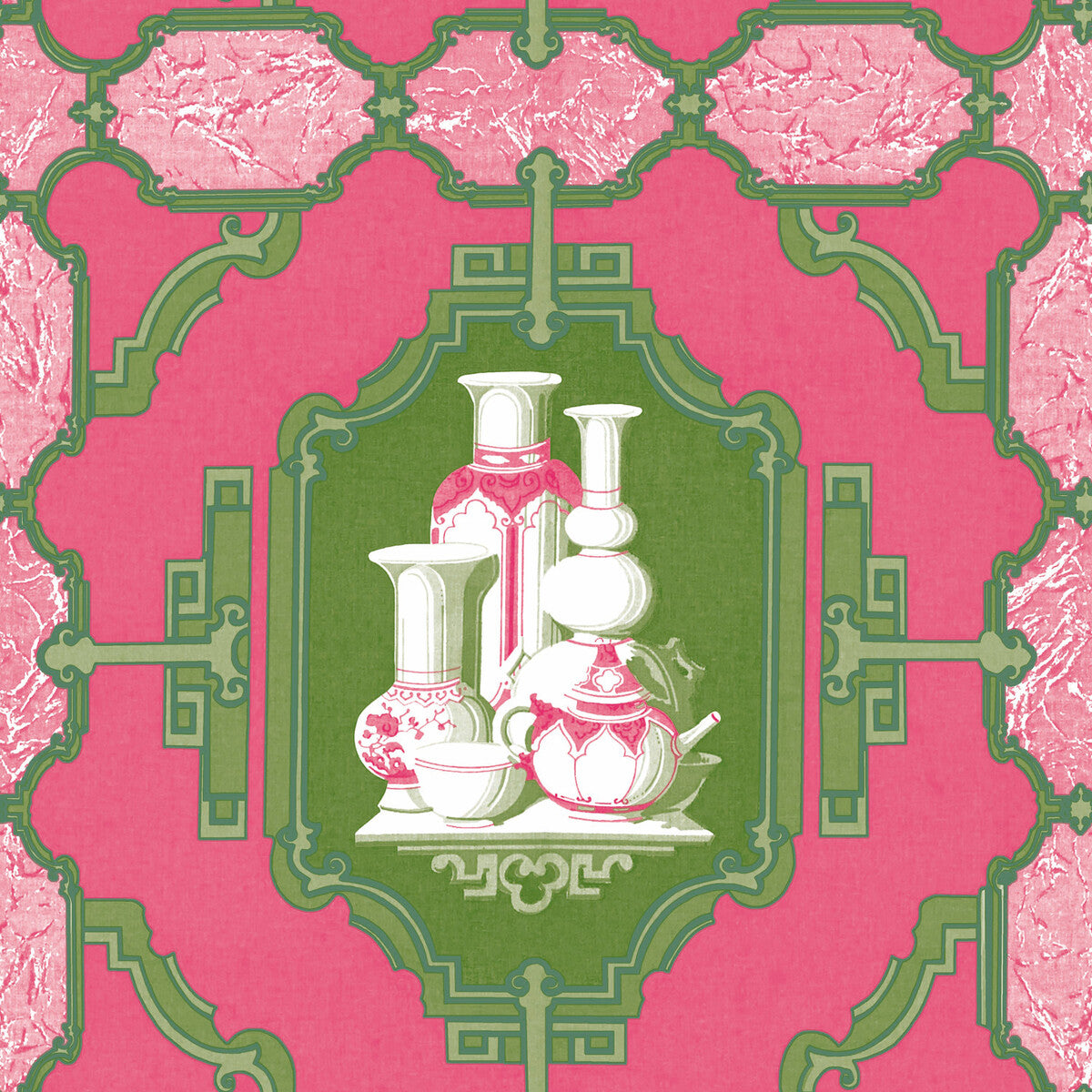 Porcelanas-Frambuesa/Verde
