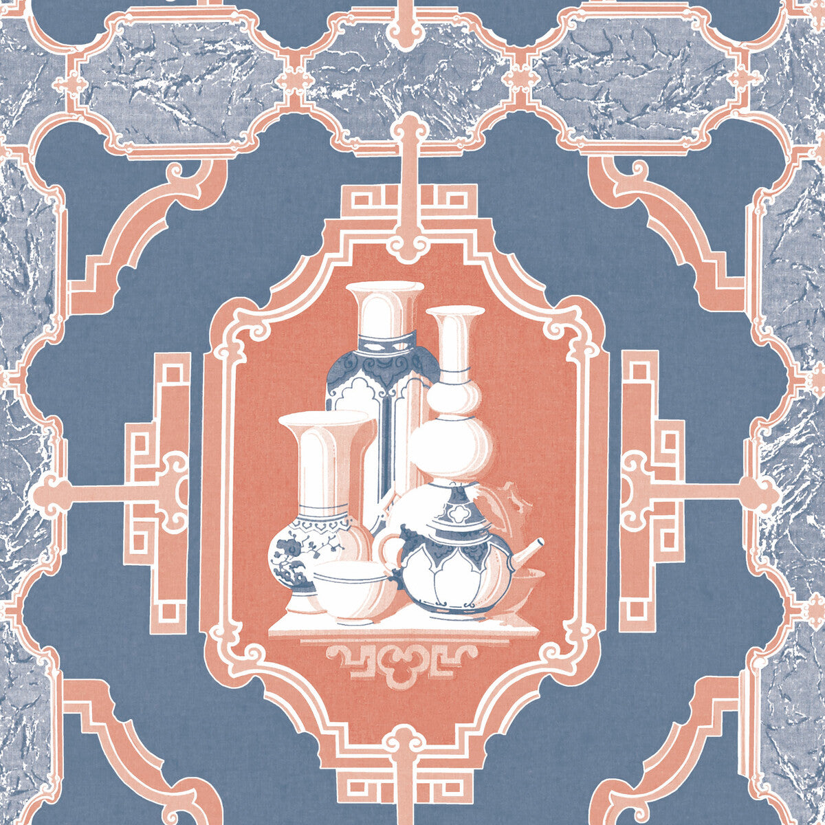 Porcelanas-Azul/Rojo