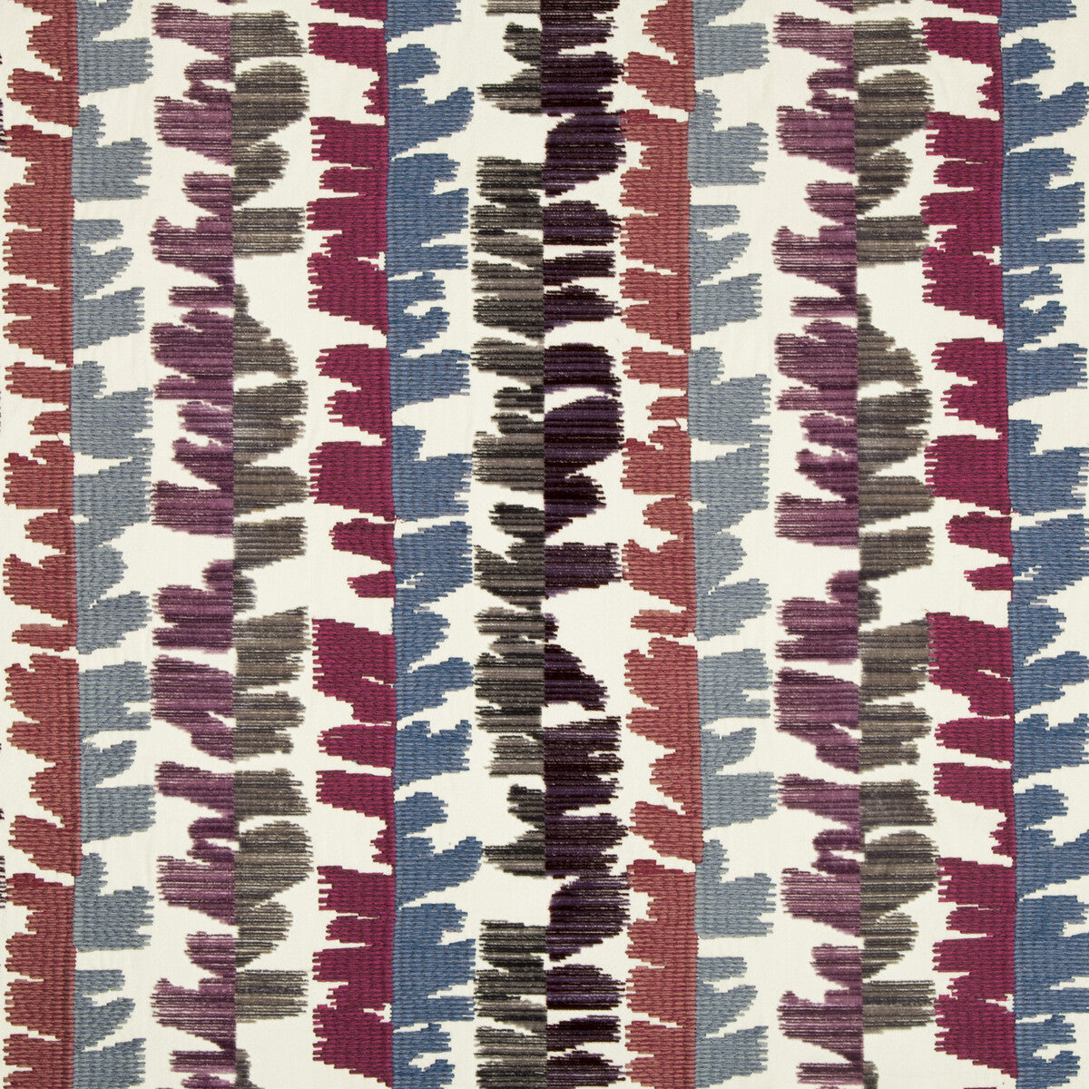 Fractal Velvet-Mauve/Grey