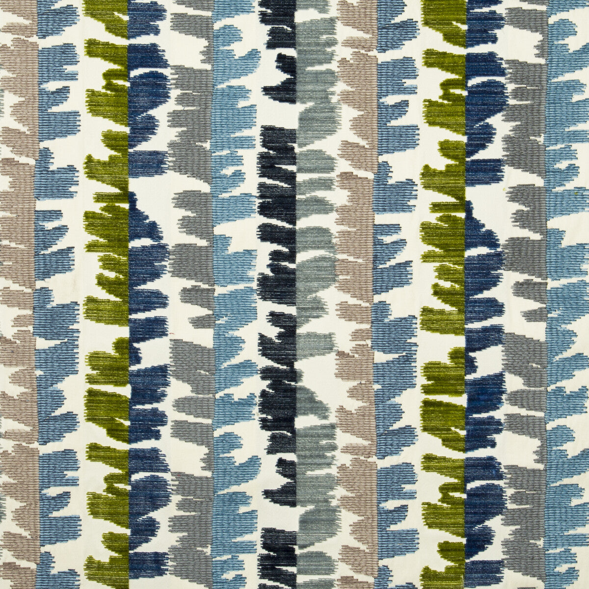 Fractal Velvet-Blue/Green