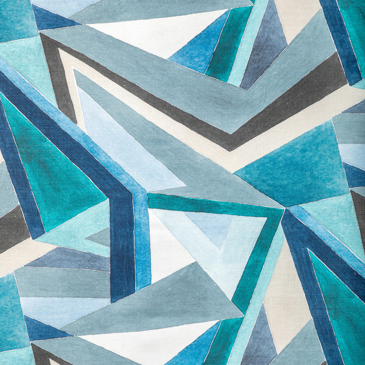 Roulade Print-Navy/Teal