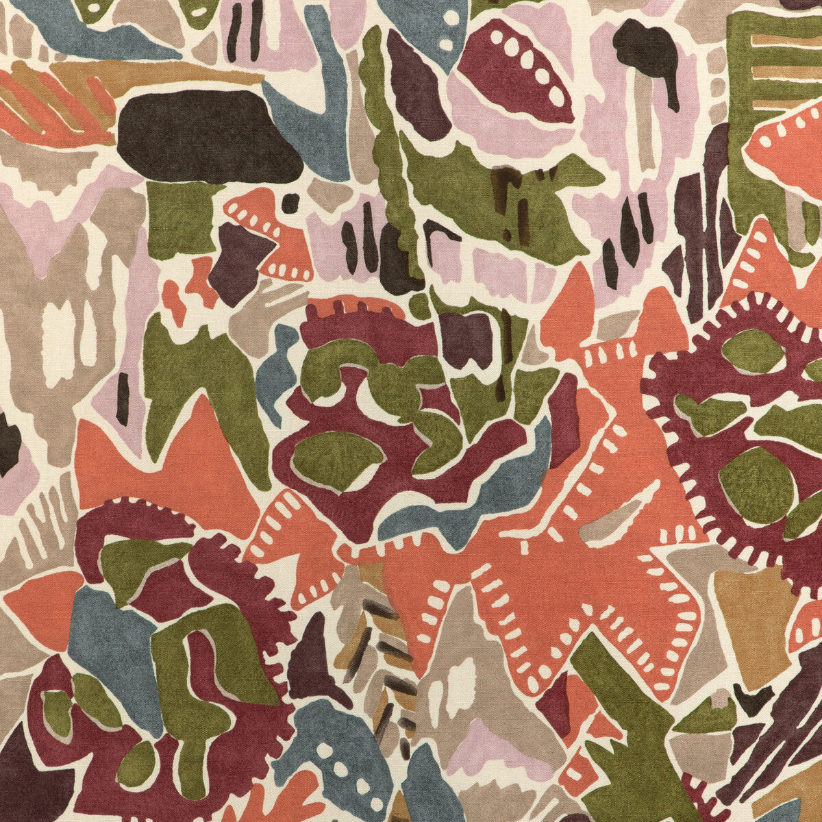 Chrystie Print-Plum/Clay