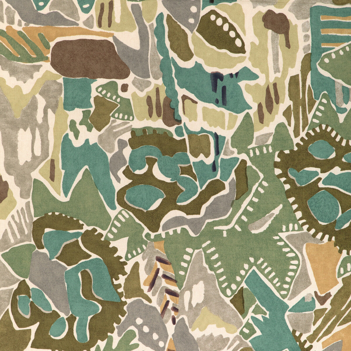 Chrystie Print-Moss/Fog