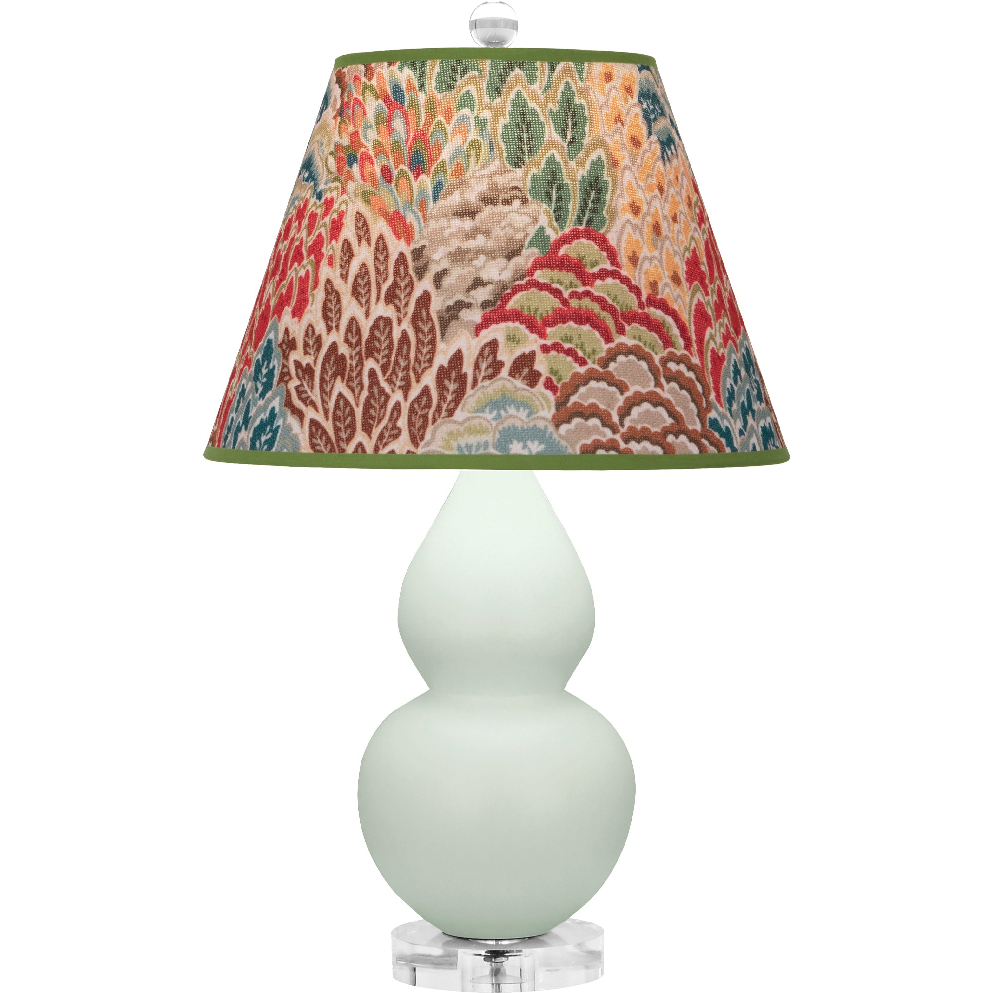 MCL53F | Matte Celadon Small Double Gourd Accent Lamp