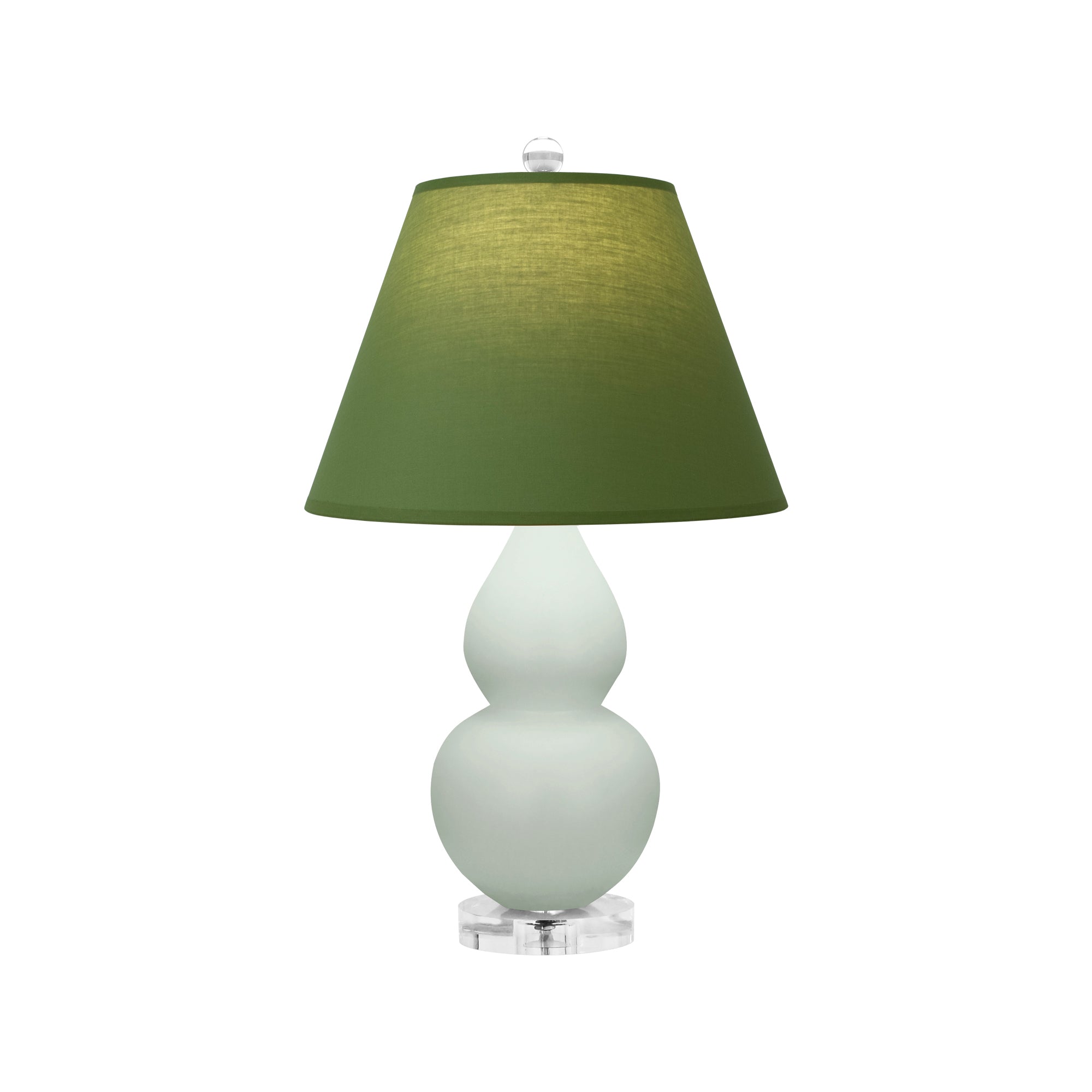 MCL53G | Matte Celadon Small Double Gourd Accent Lamp