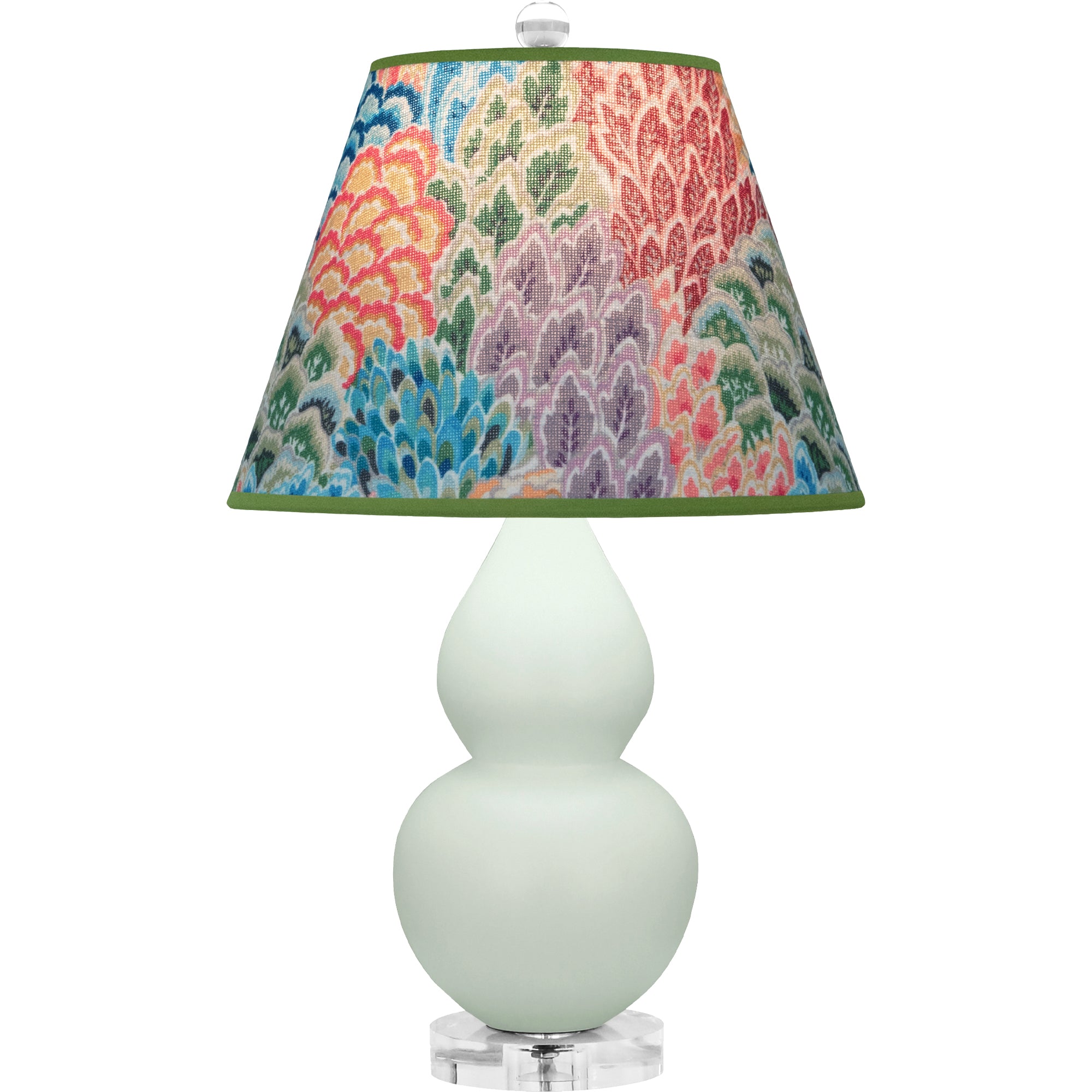 MCL53S | Matte Celadon Small Double Gourd Accent Lamp