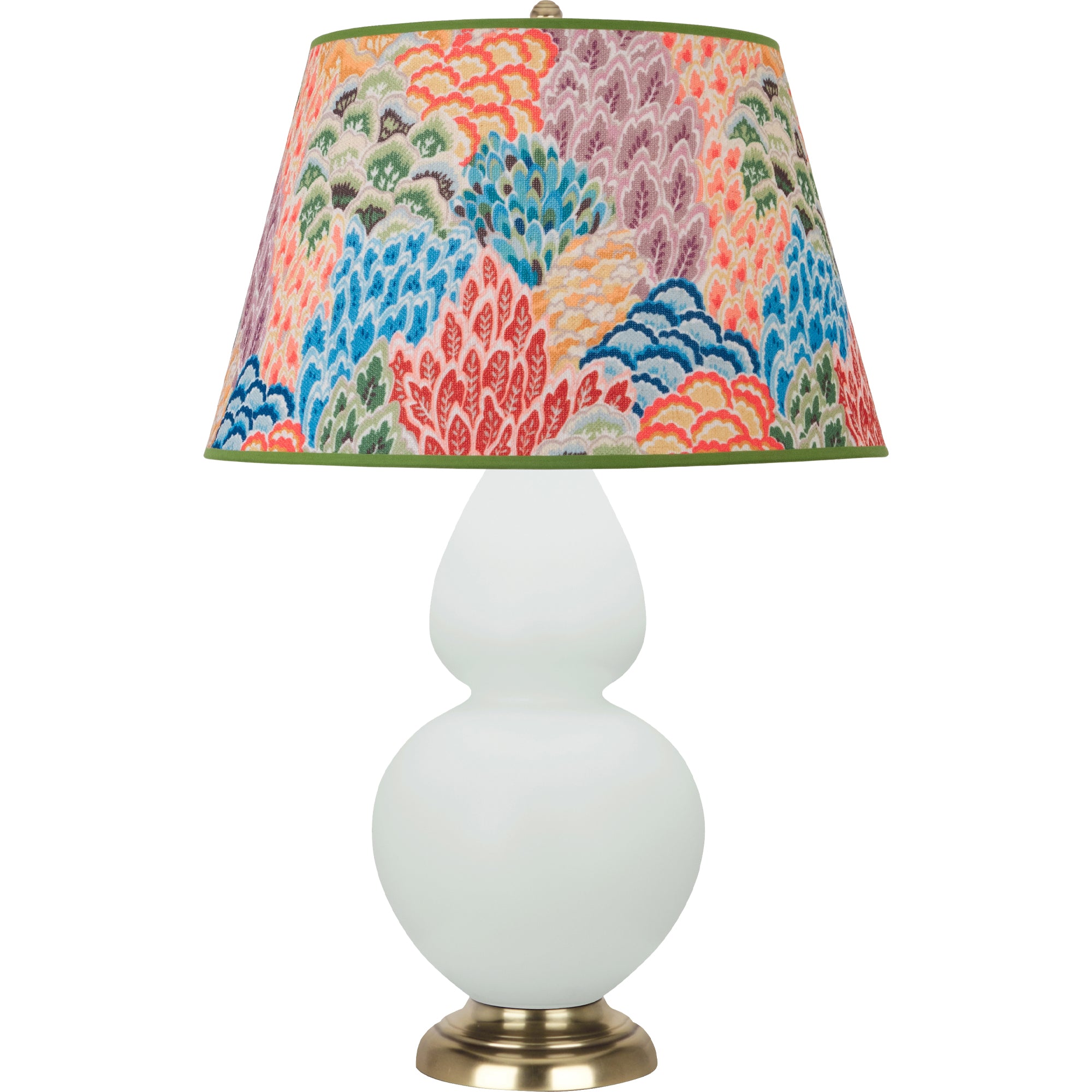 MCL55S | Matte Celadon Double Gourd Table Lamp