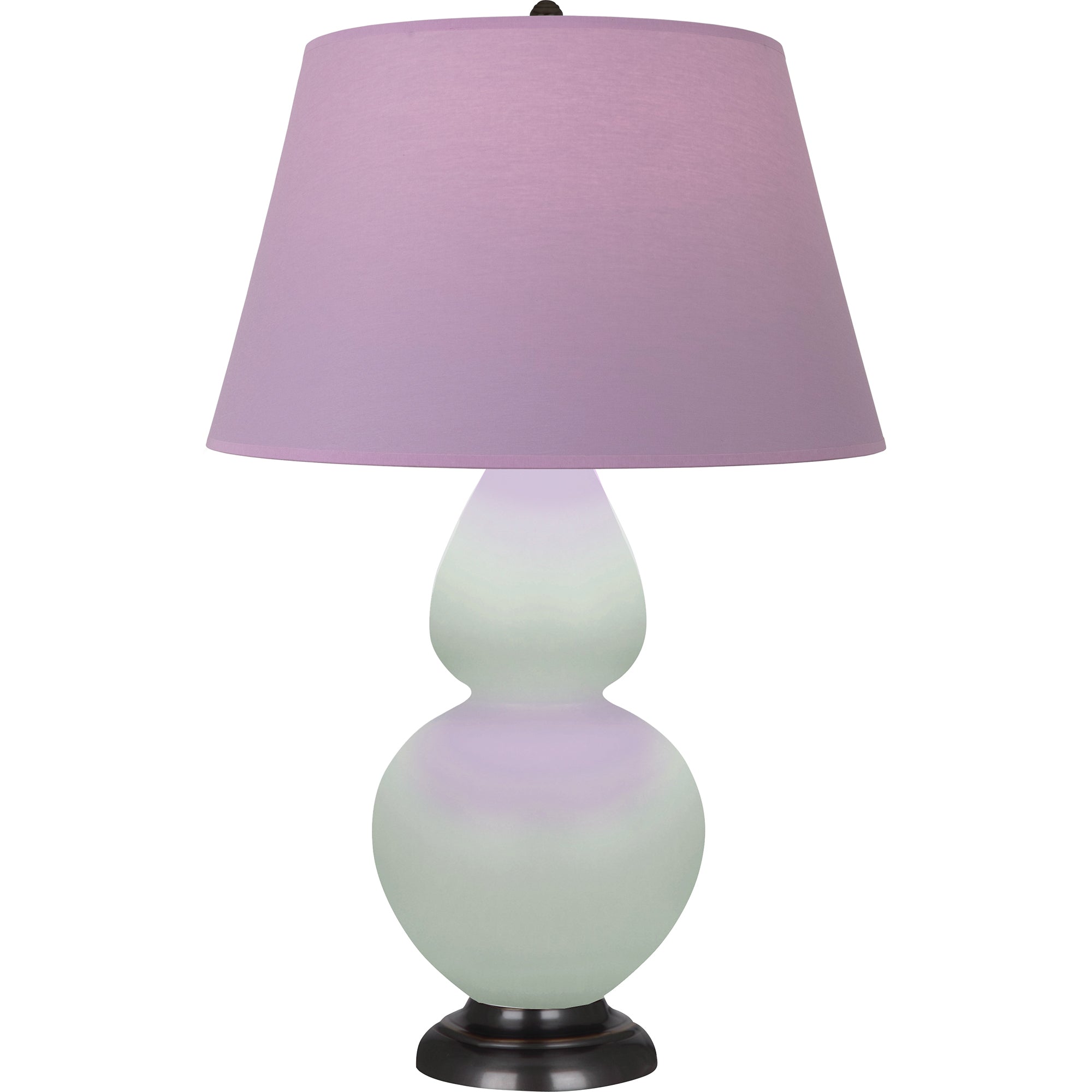 MCL57L | Matte Celadon Double Gourd Table Lamp