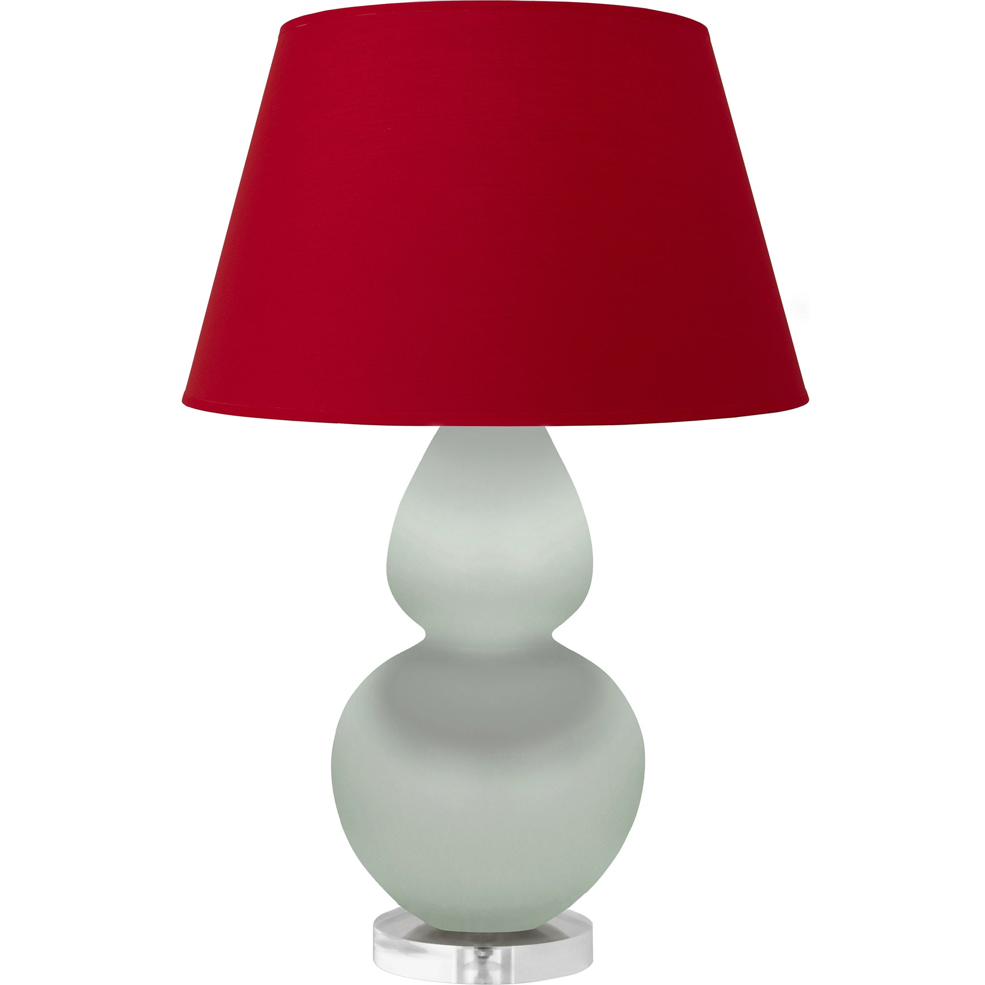 MCL62R | Matte Celadon Double Gourd Table Lamp