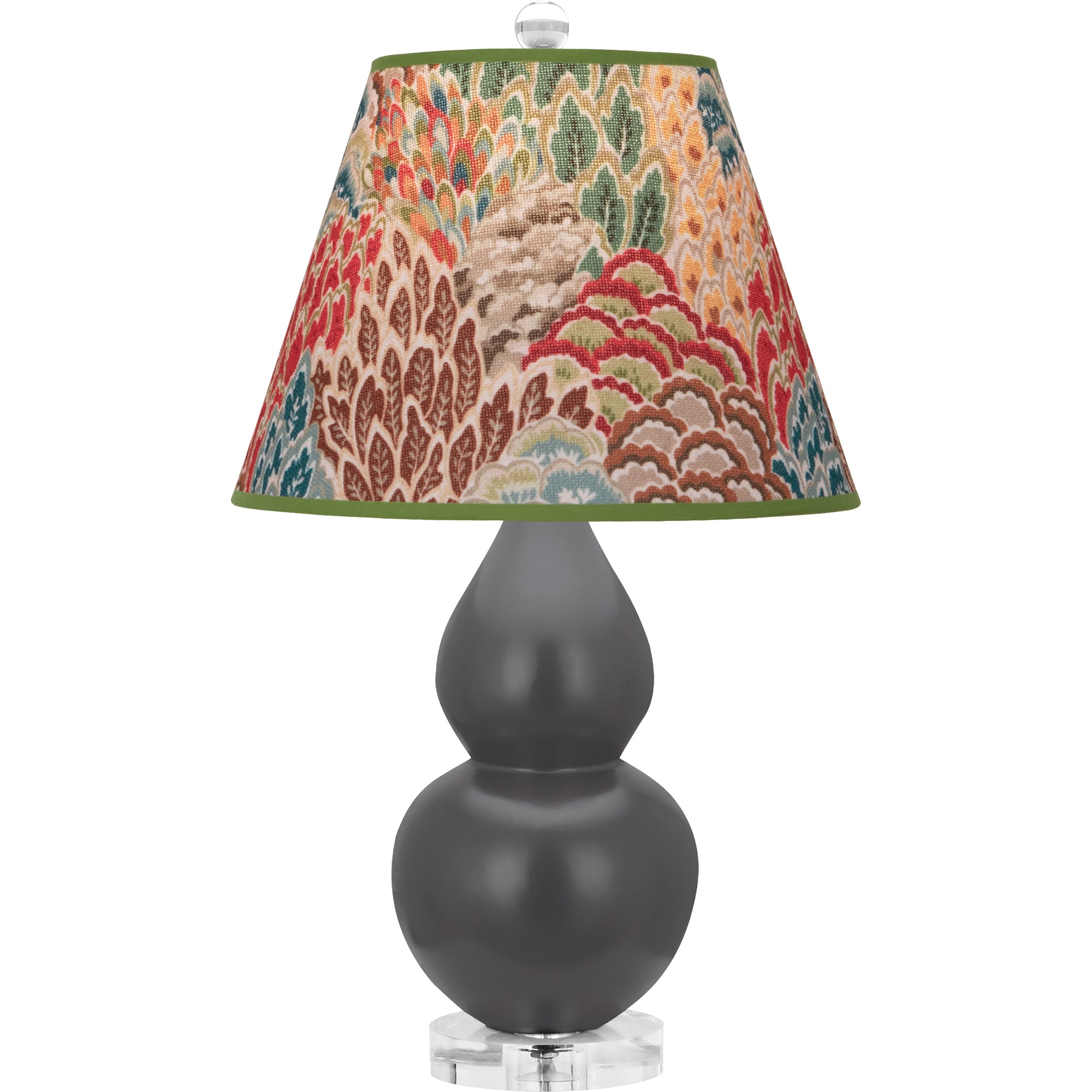 MCR53F | Matte Ash Small Double Gourd Accent Lamp