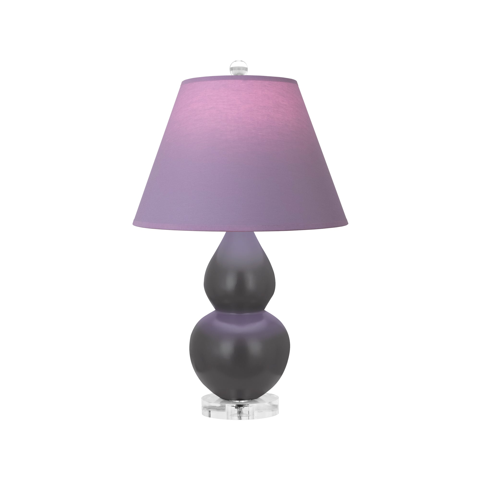 MCR53L | Matte Ash Small Double Gourd Accent Lamp