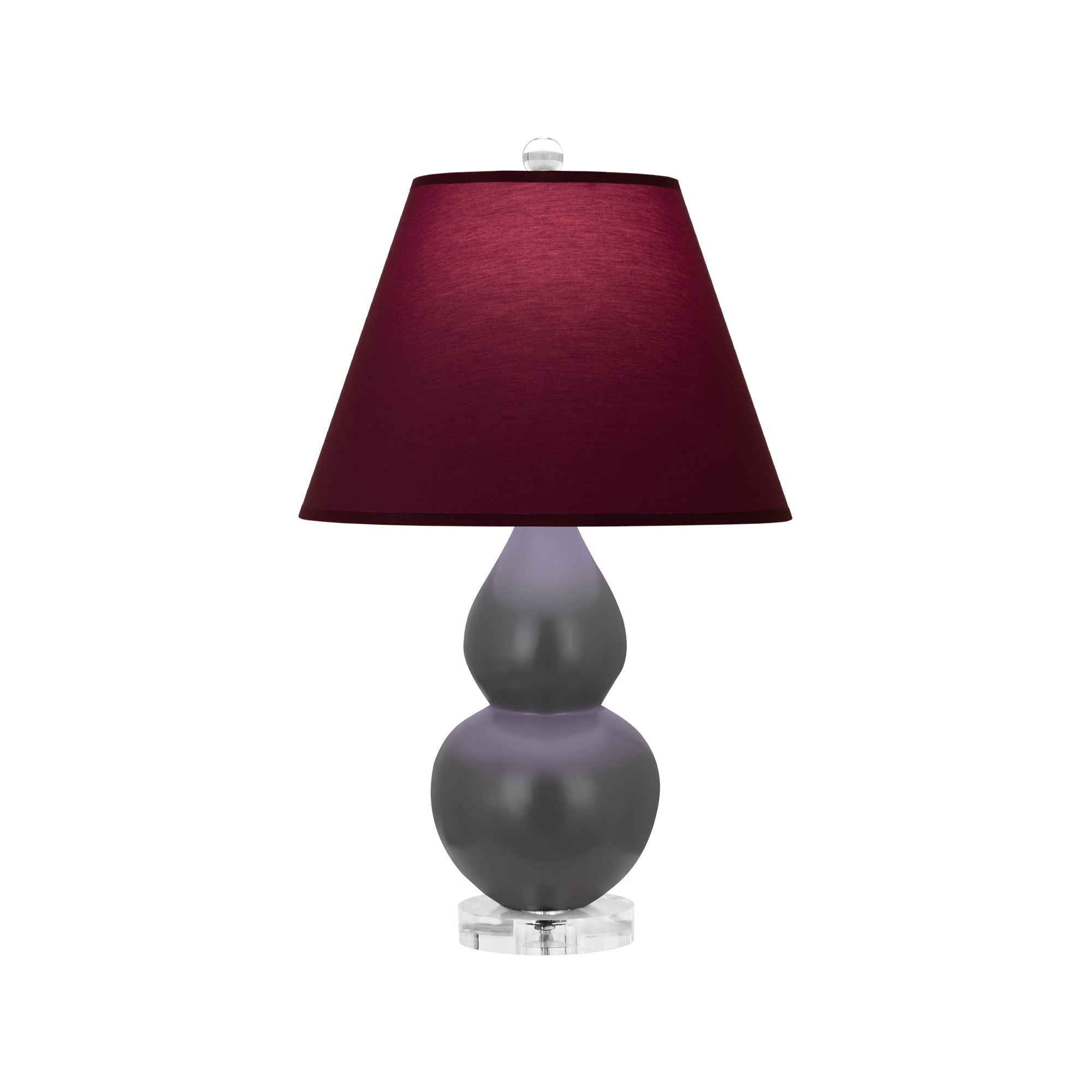 MCR53P | Matte Ash Small Double Gourd Accent Lamp