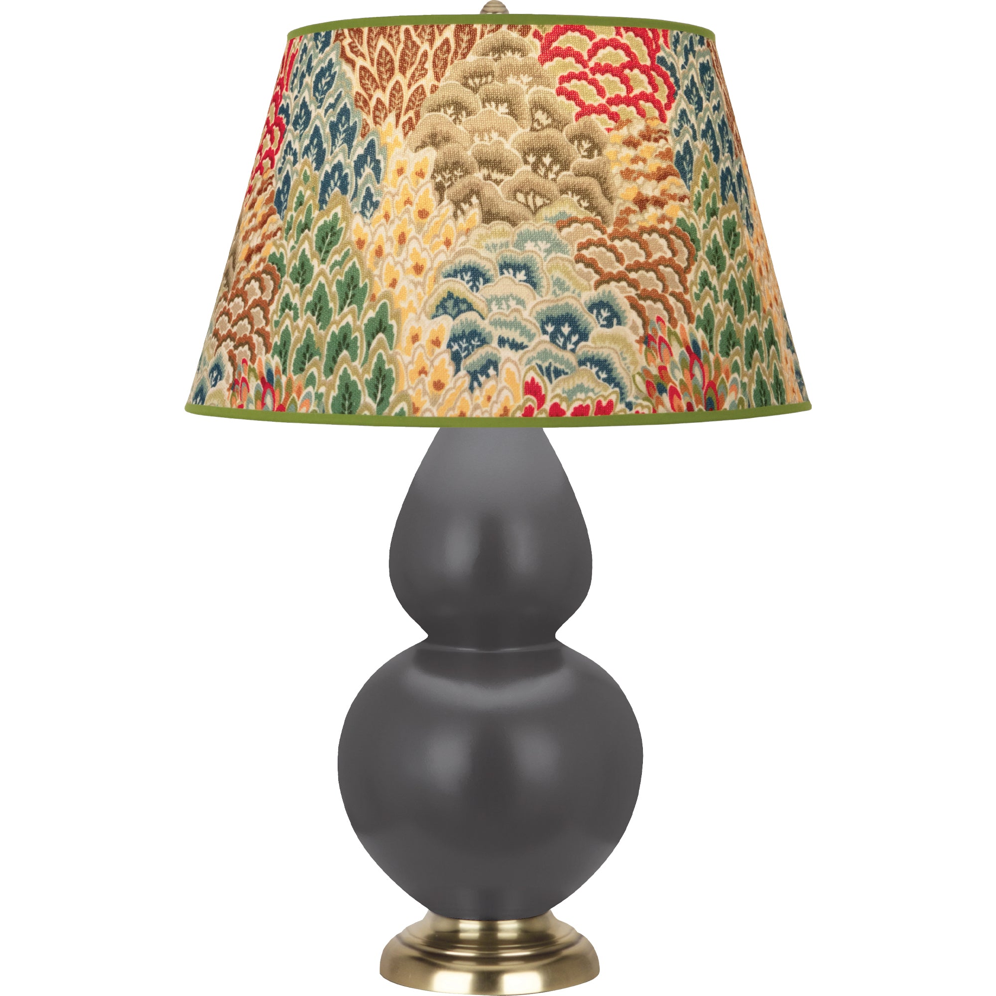 MCR55F | Matte Ash Double Gourd Table Lamp