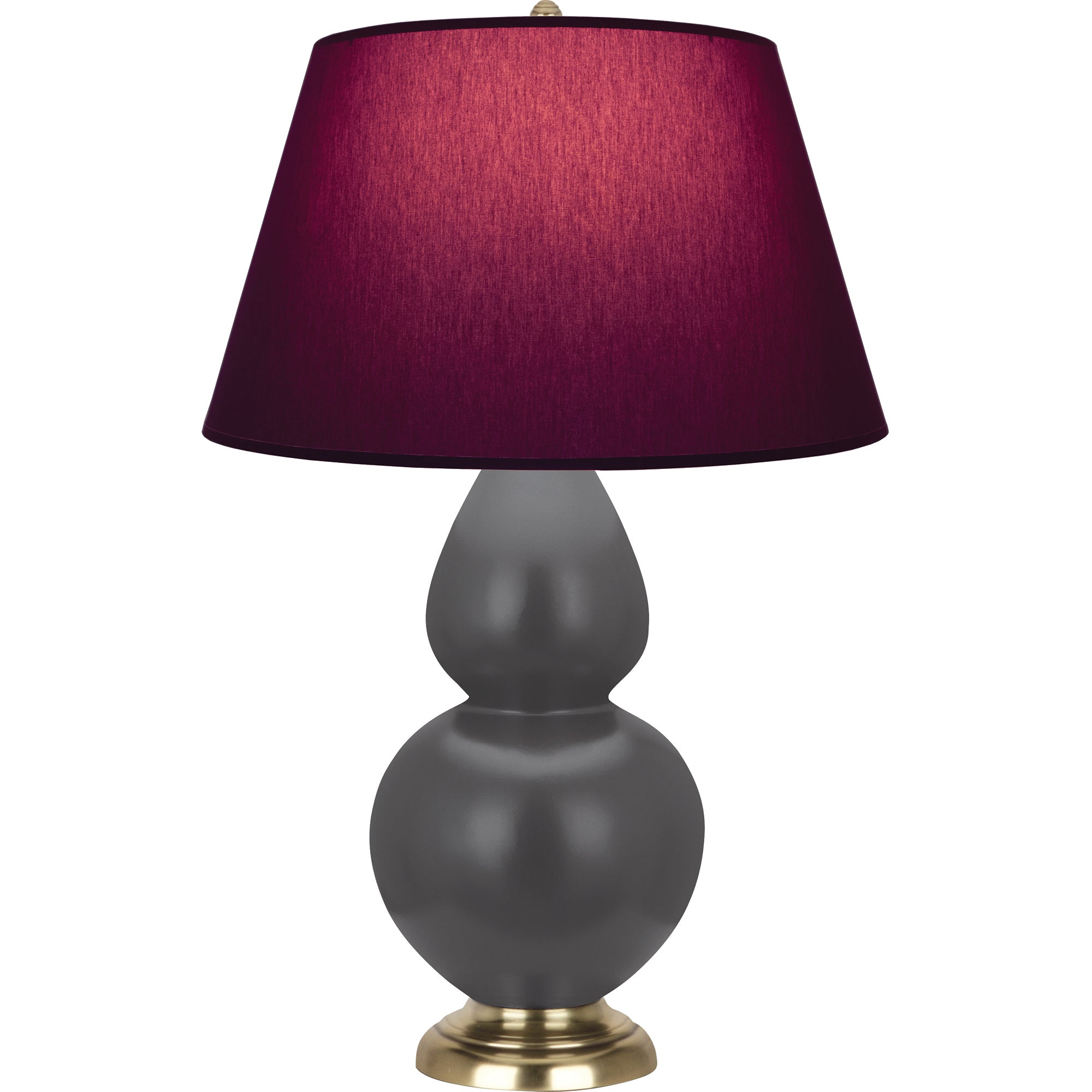 MCR55P | Matte Ash Double Gourd Table Lamp
