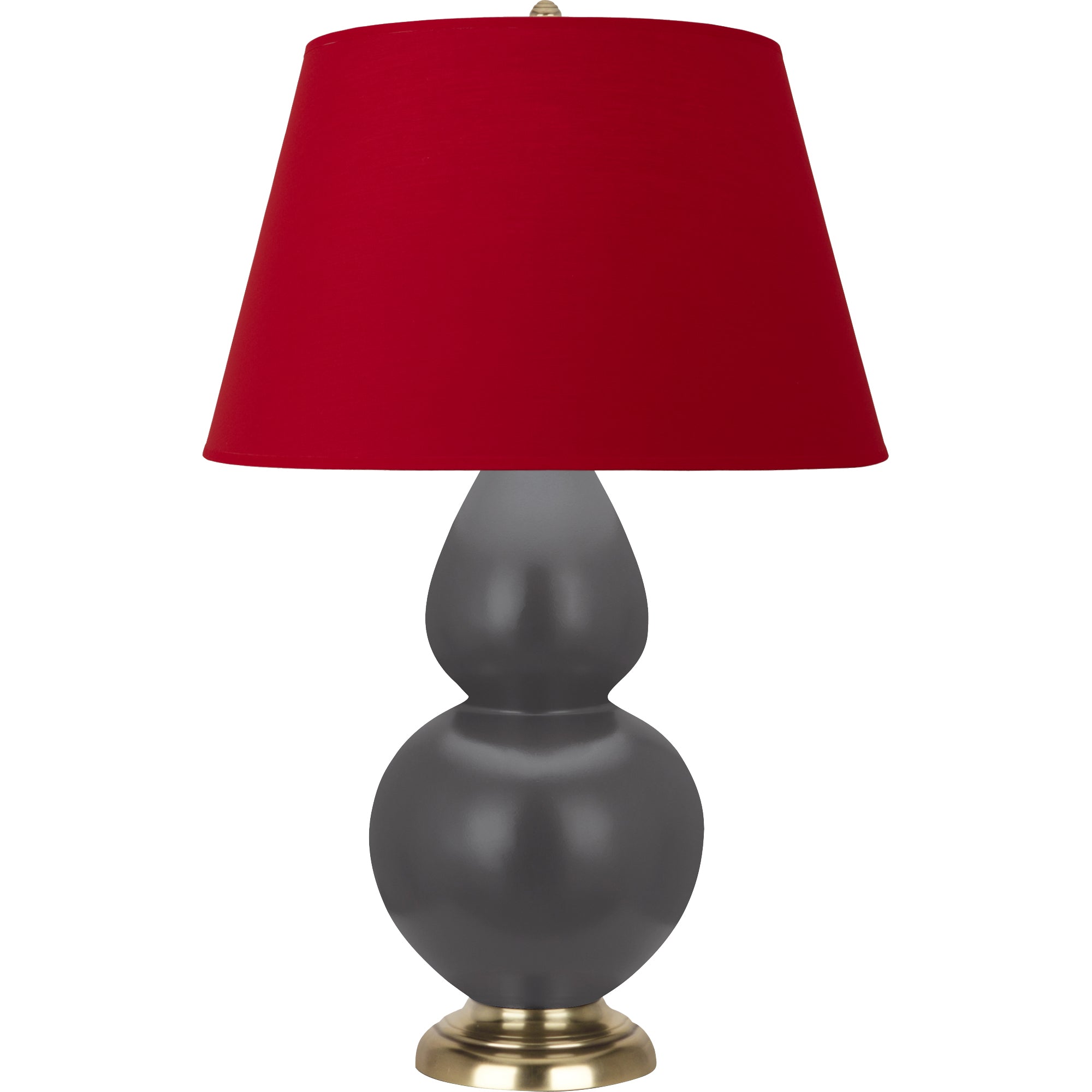 MCR55R | Matte Ash Double Gourd Table Lamp