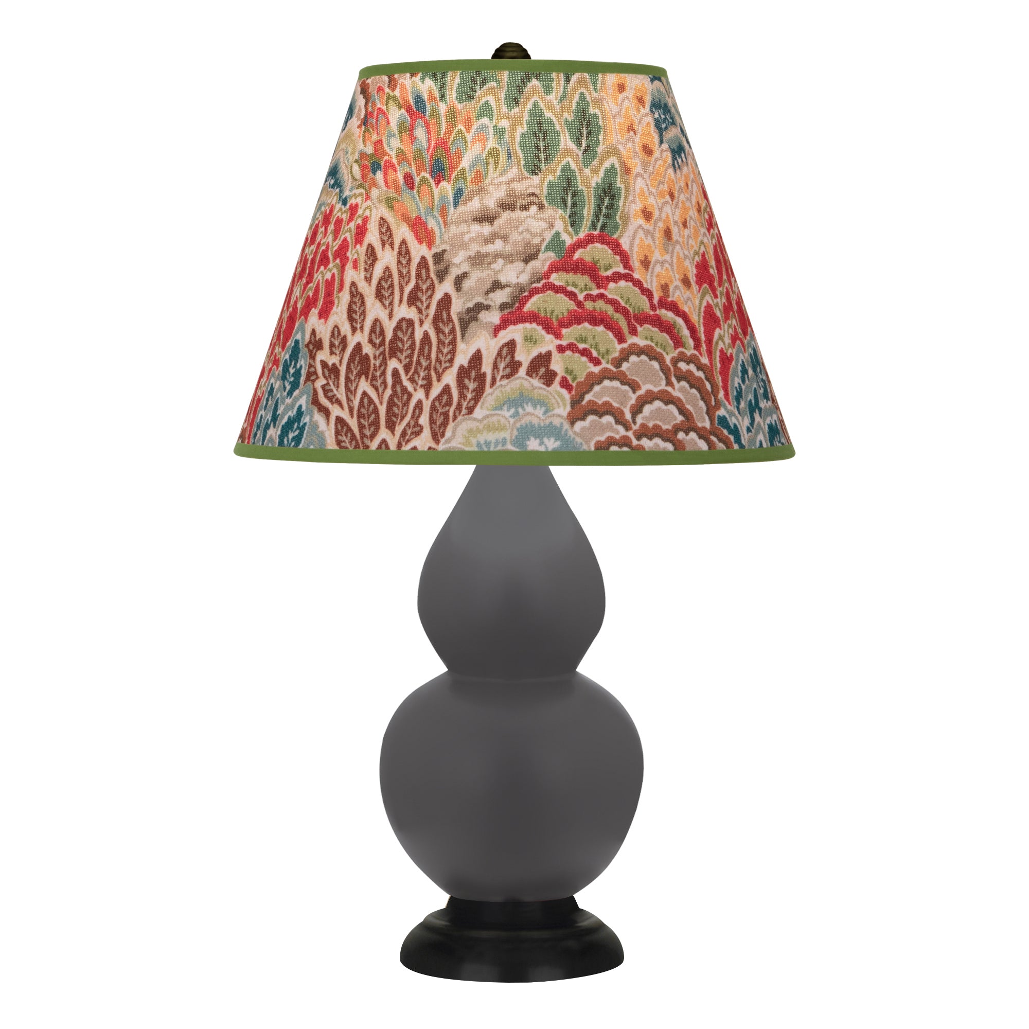 MCR57F | Matte Ash Double Gourd Table Lamp
