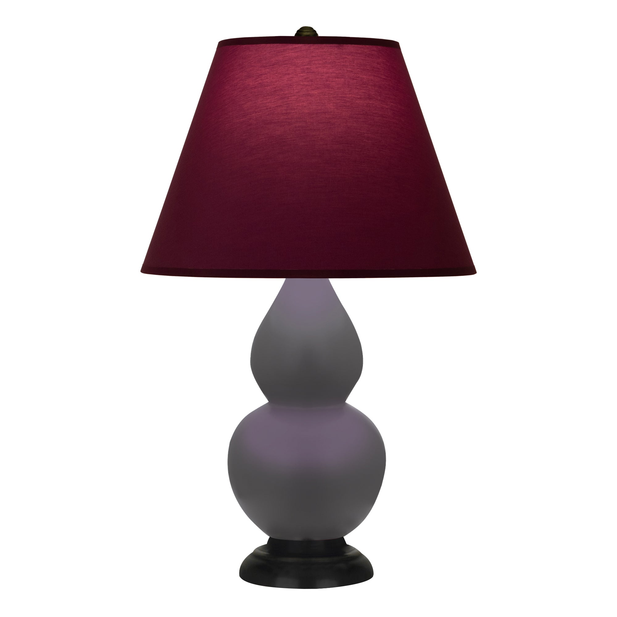 MCR57P | Matte Ash Double Gourd Table Lamp