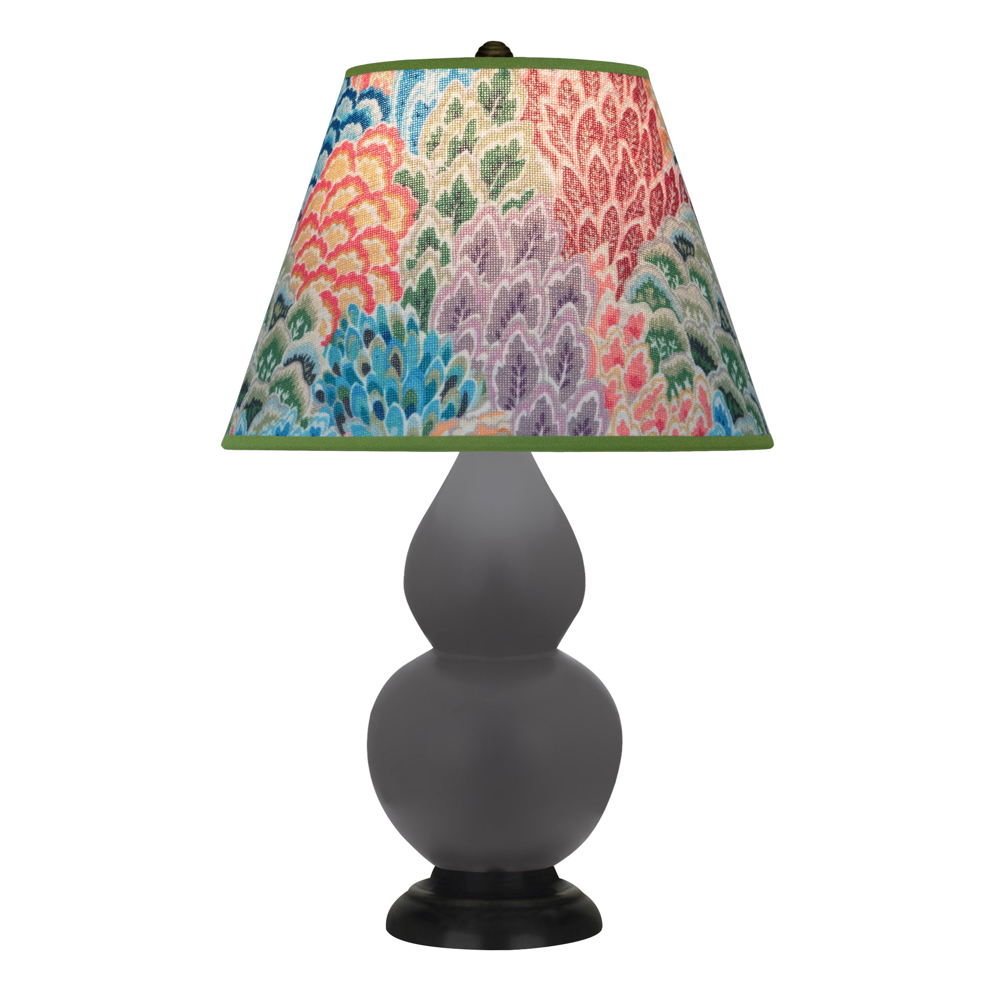 MCR57S | Matte Ash Double Gourd Table Lamp