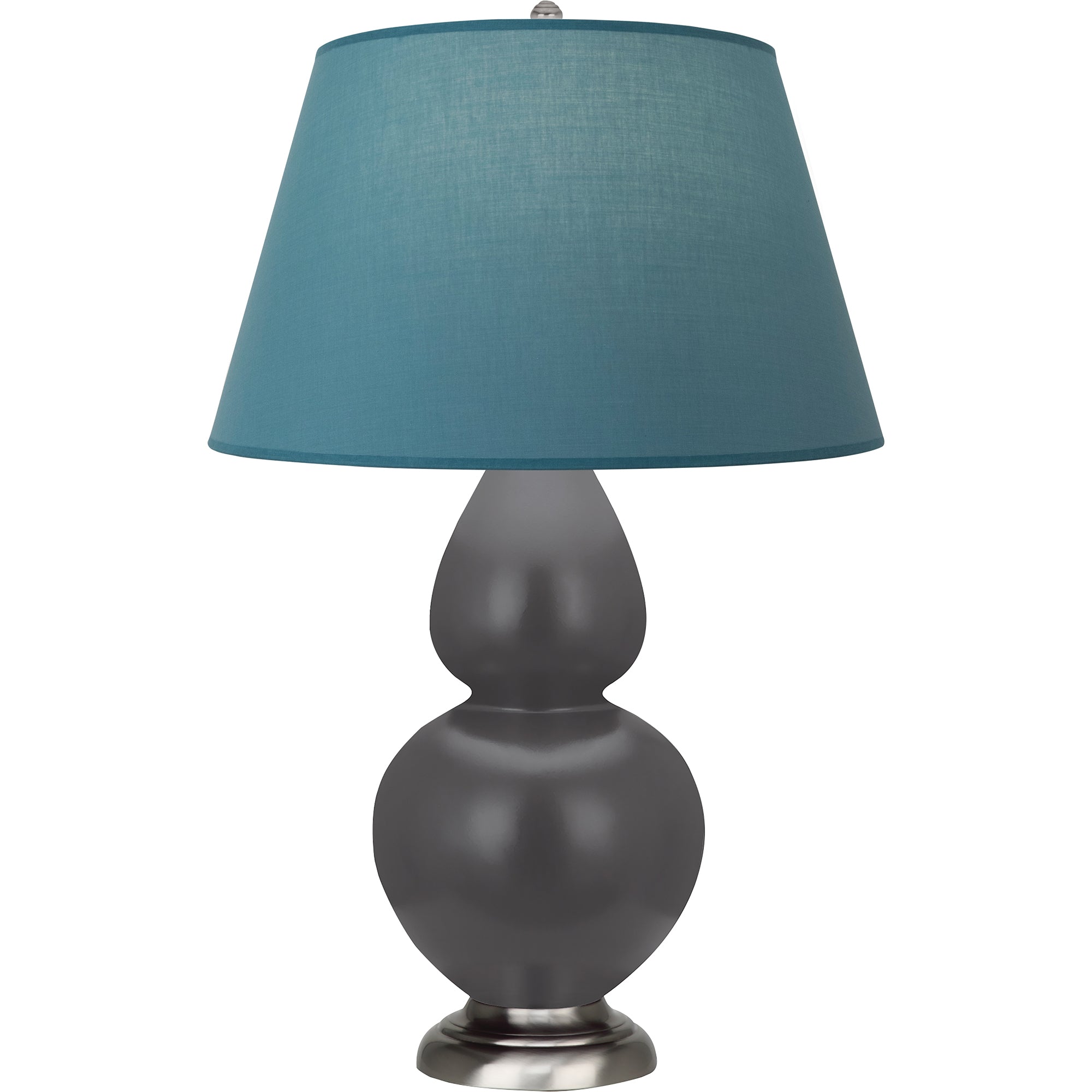MCR59B | Matte Ash Double Gourd Table Lamp