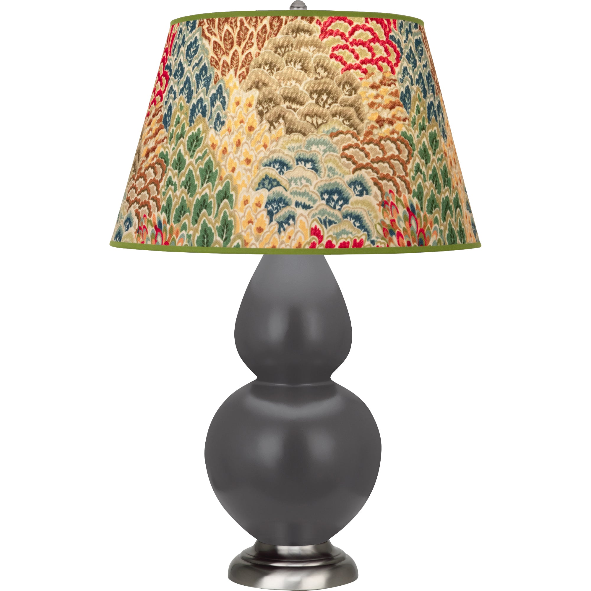 MCR59F | Matte Ash Double Gourd Table Lamp