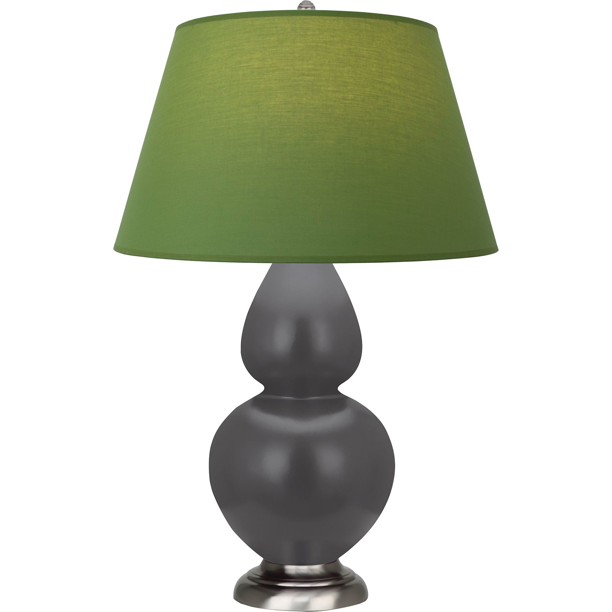 MCR59G | Matte Ash Double Gourd Table Lamp