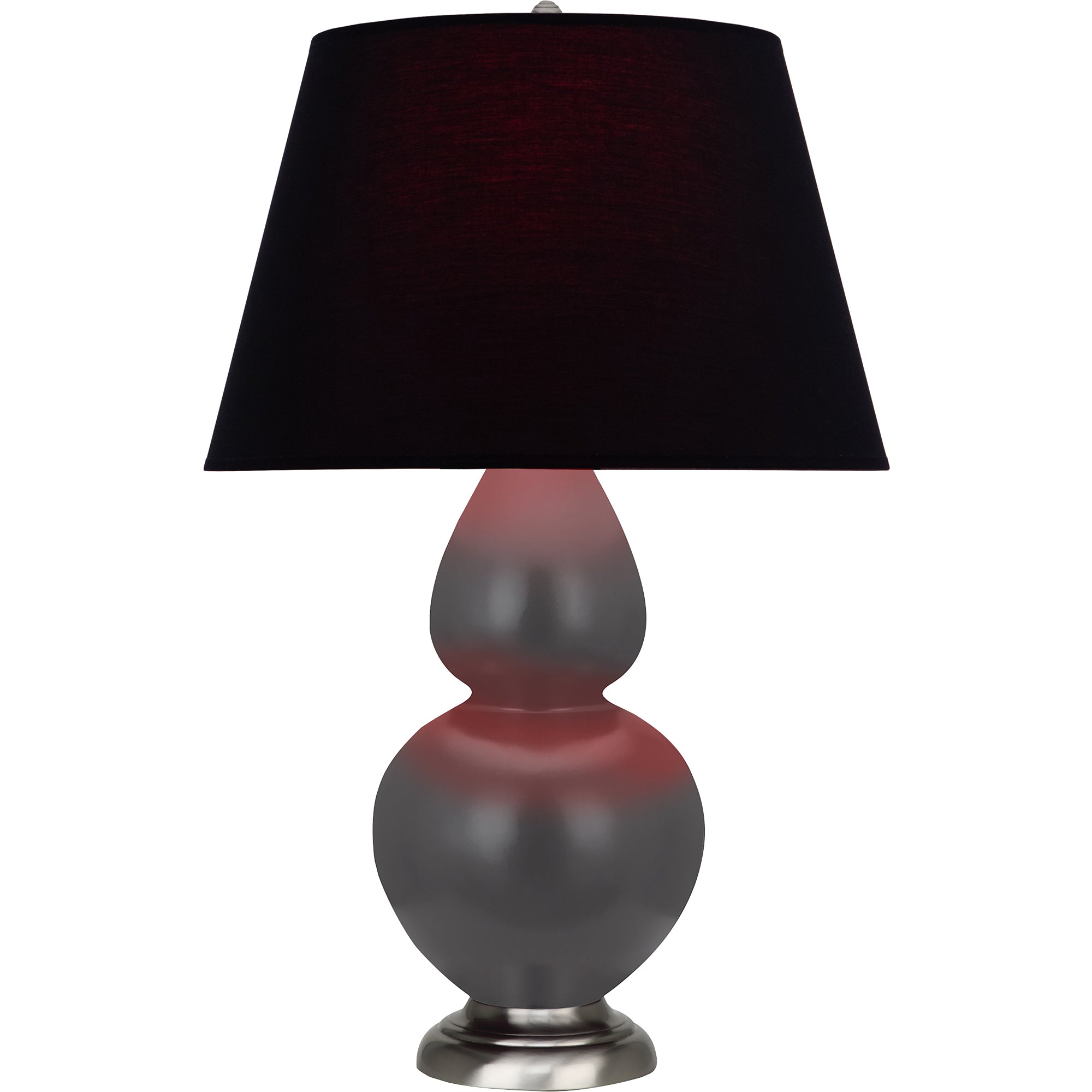 MCR59K | Matte Ash Double Gourd Table Lamp