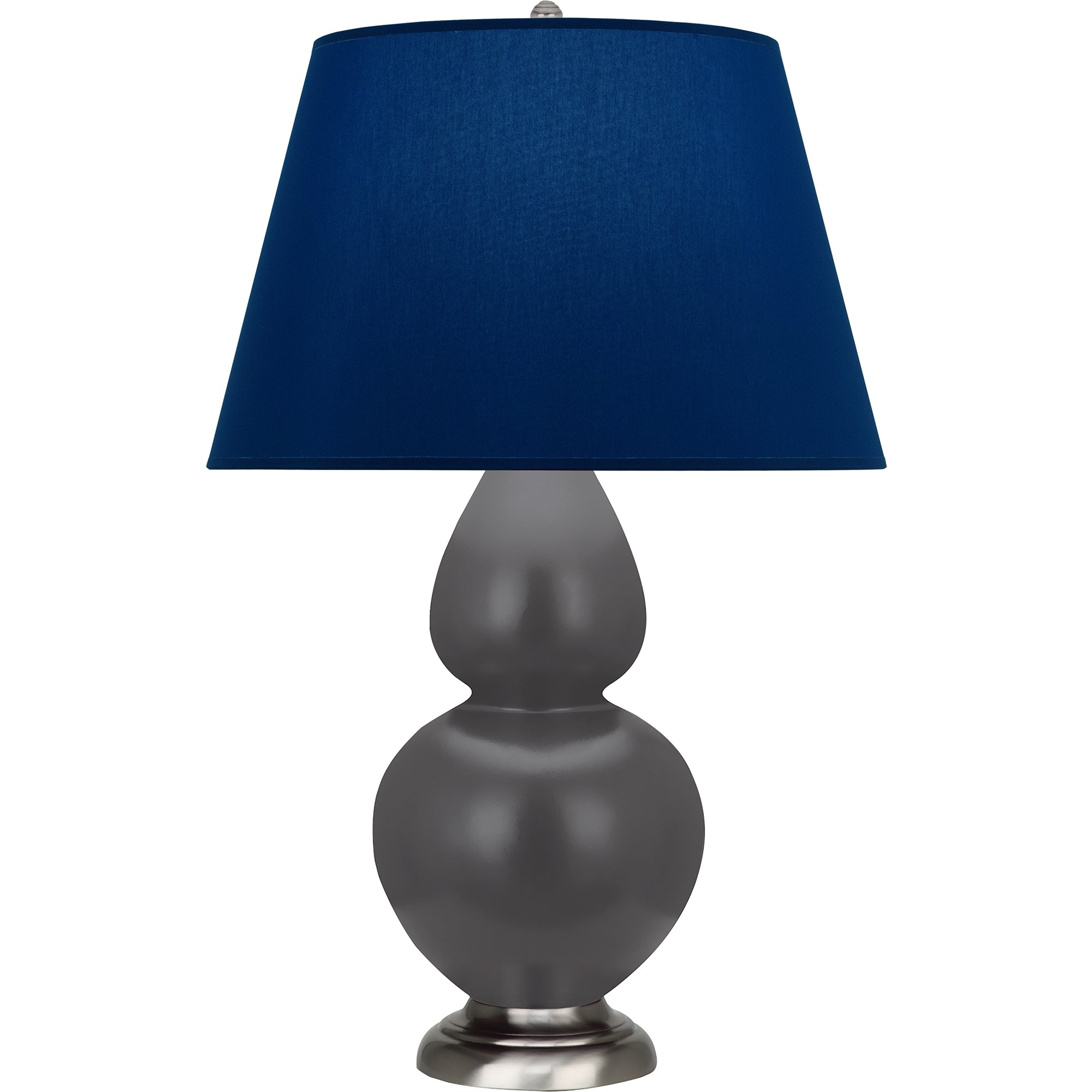 MCR59N | Matte Ash Double Gourd Table Lamp