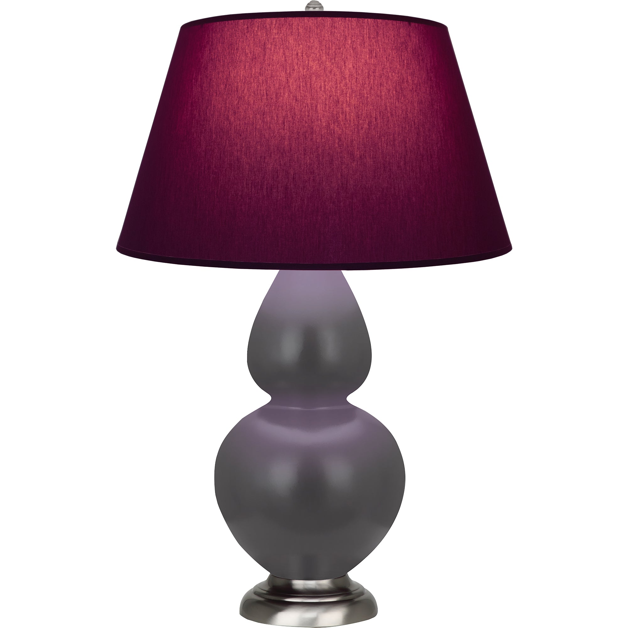 MCR59P | Matte Ash Double Gourd Table Lamp