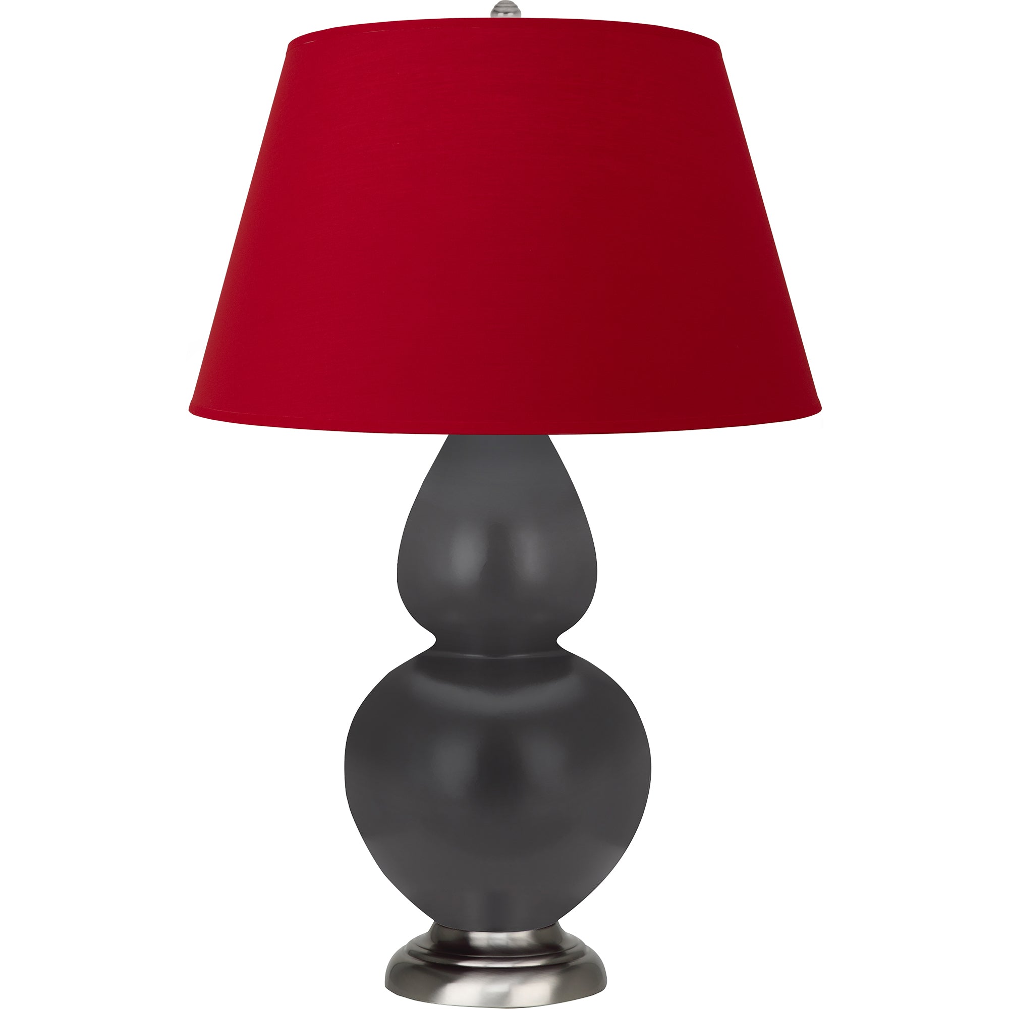 MCR59R | Matte Ash Double Gourd Table Lamp