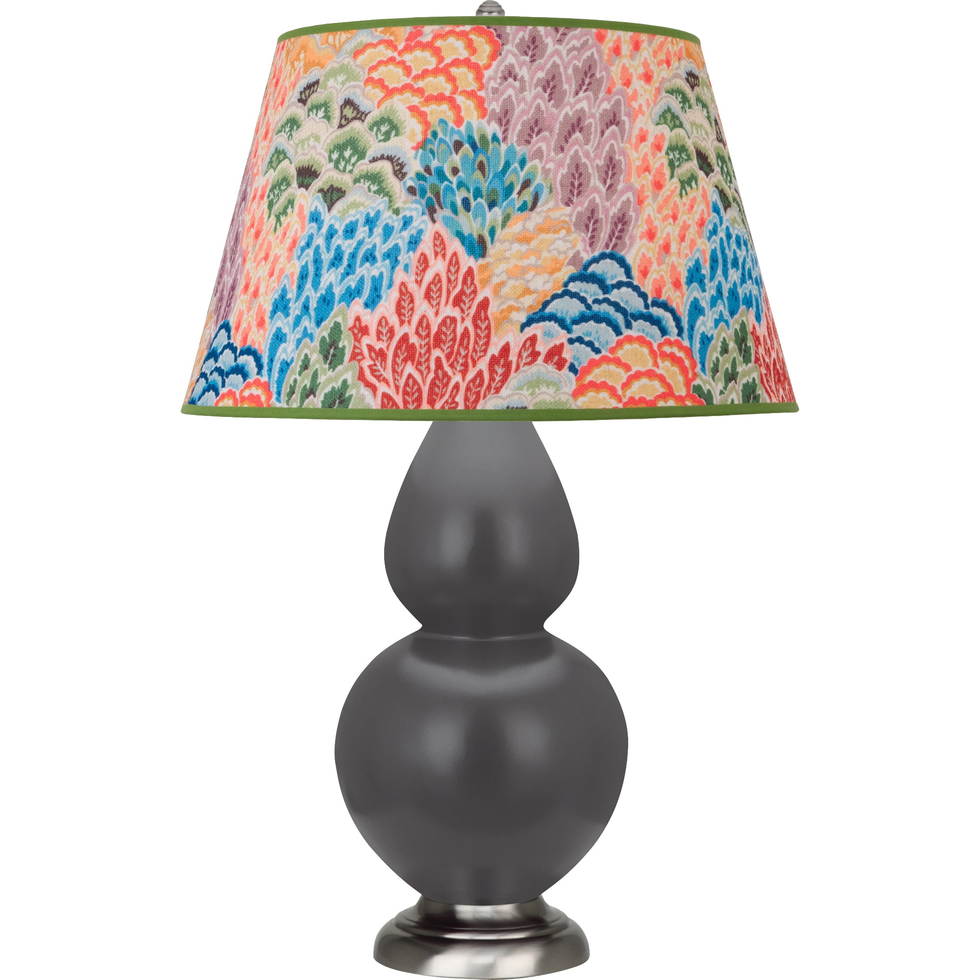 MCR59S | Matte Ash Double Gourd Table Lamp