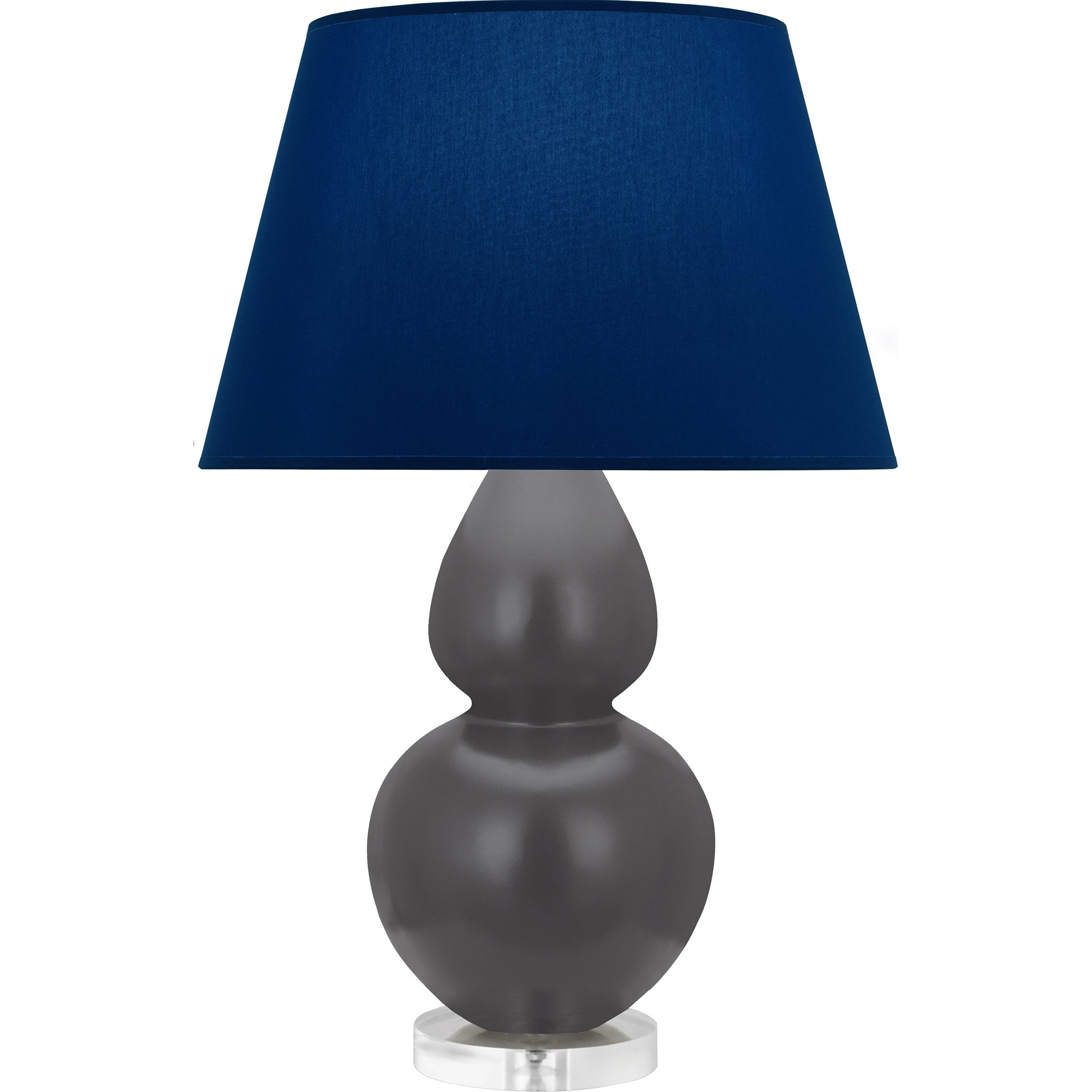 MCR62N | Matte Ash Double Gourd Table Lamp