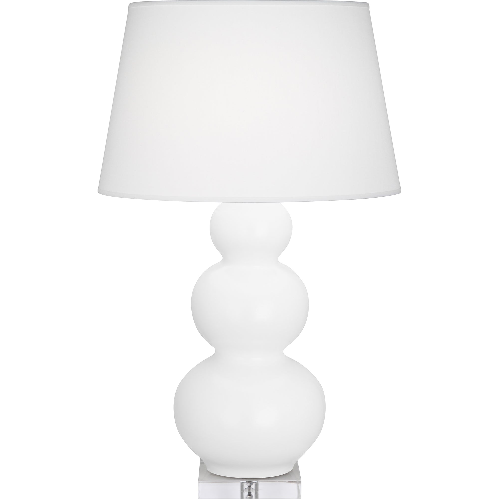 MDY43 | Matte Daisy Triple Gourd Table Lamp