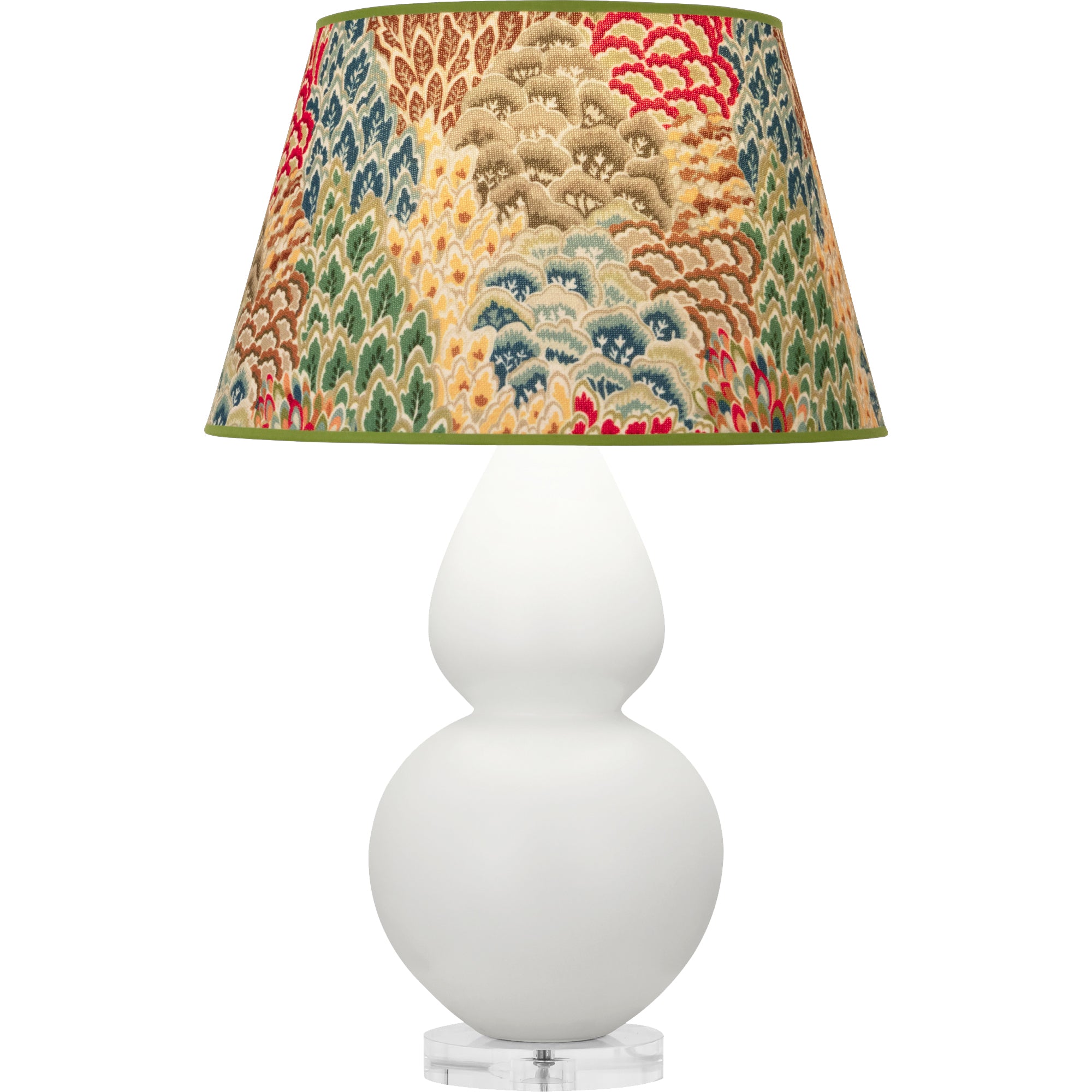 MLY62F | Matte Lily Double Gourd Table Lamp