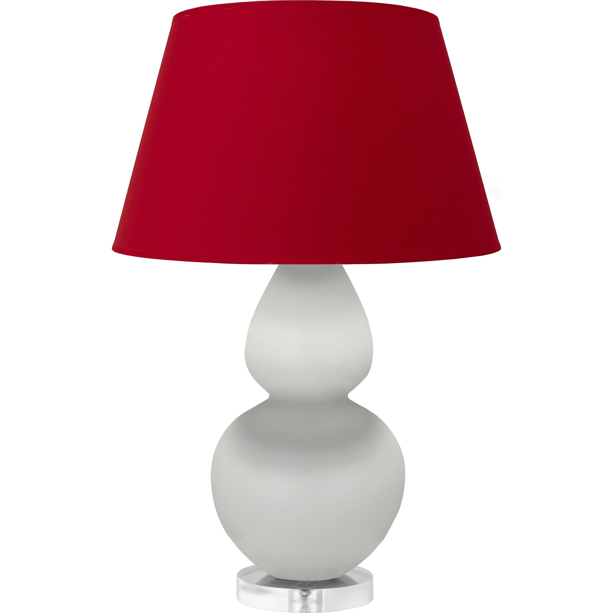 MLY62R | Matte Lily Double Gourd Table Lamp