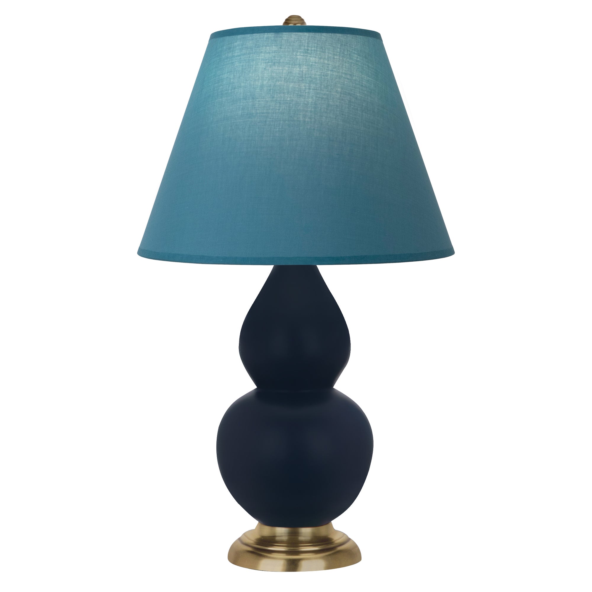 MMB50B | Matte Midnight Blue Small Double Gourd Accent Lamp