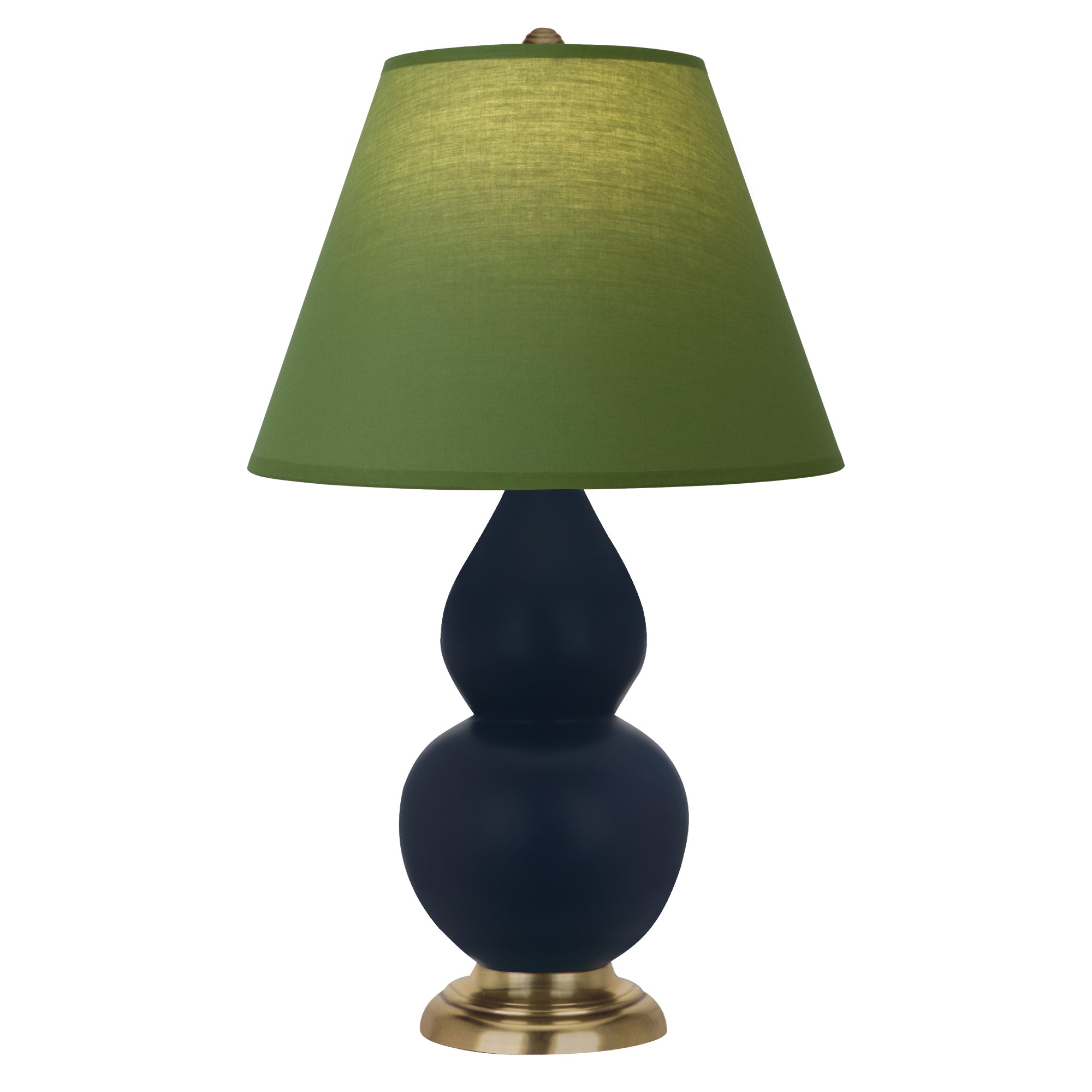 MMB50G | Matte Midnight Blue Small Double Gourd Accent Lamp