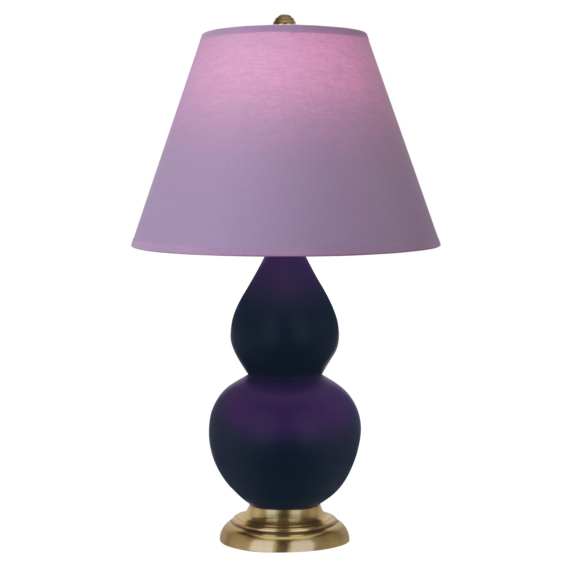 MMB50L | Matte Midnight Blue Small Double Gourd Accent Lamp