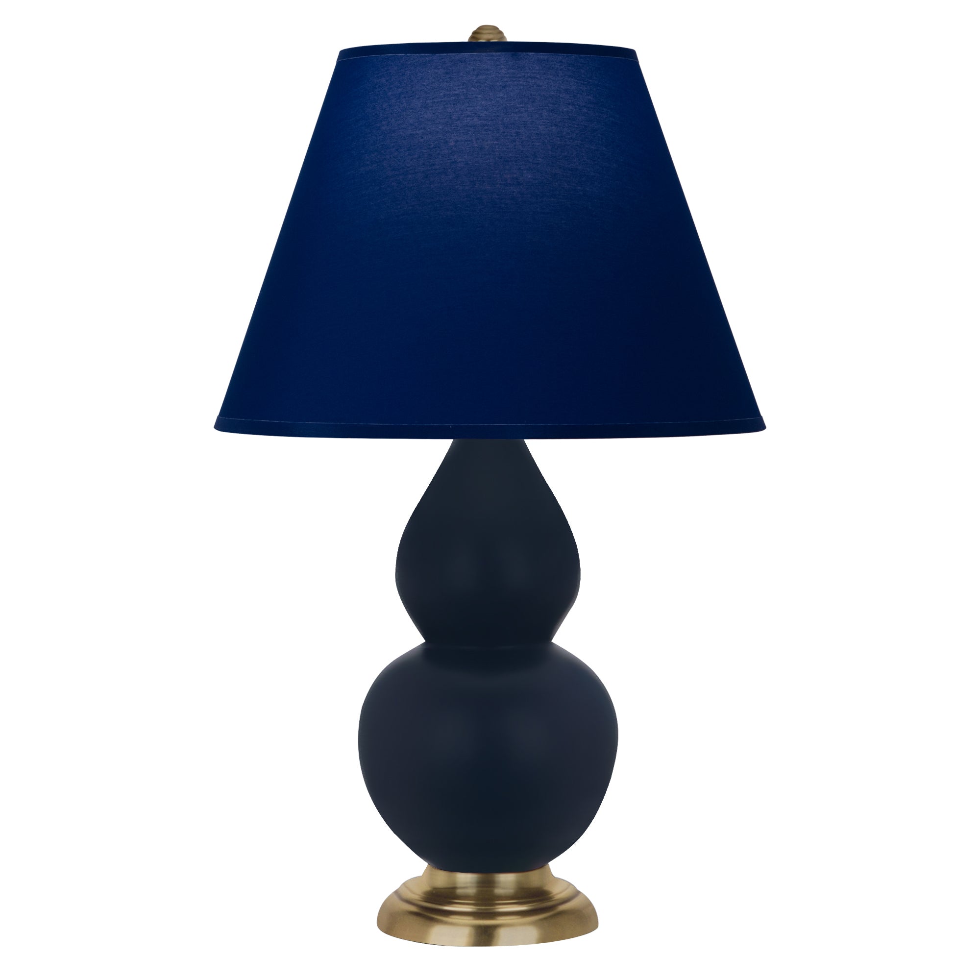 MMB50N | Matte Midnight Blue Small Double Gourd Accent Lamp