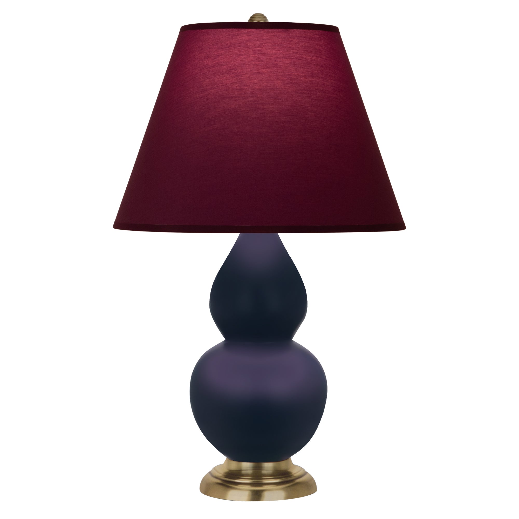 MMB50P | Matte Midnight Blue Small Double Gourd Accent Lamp